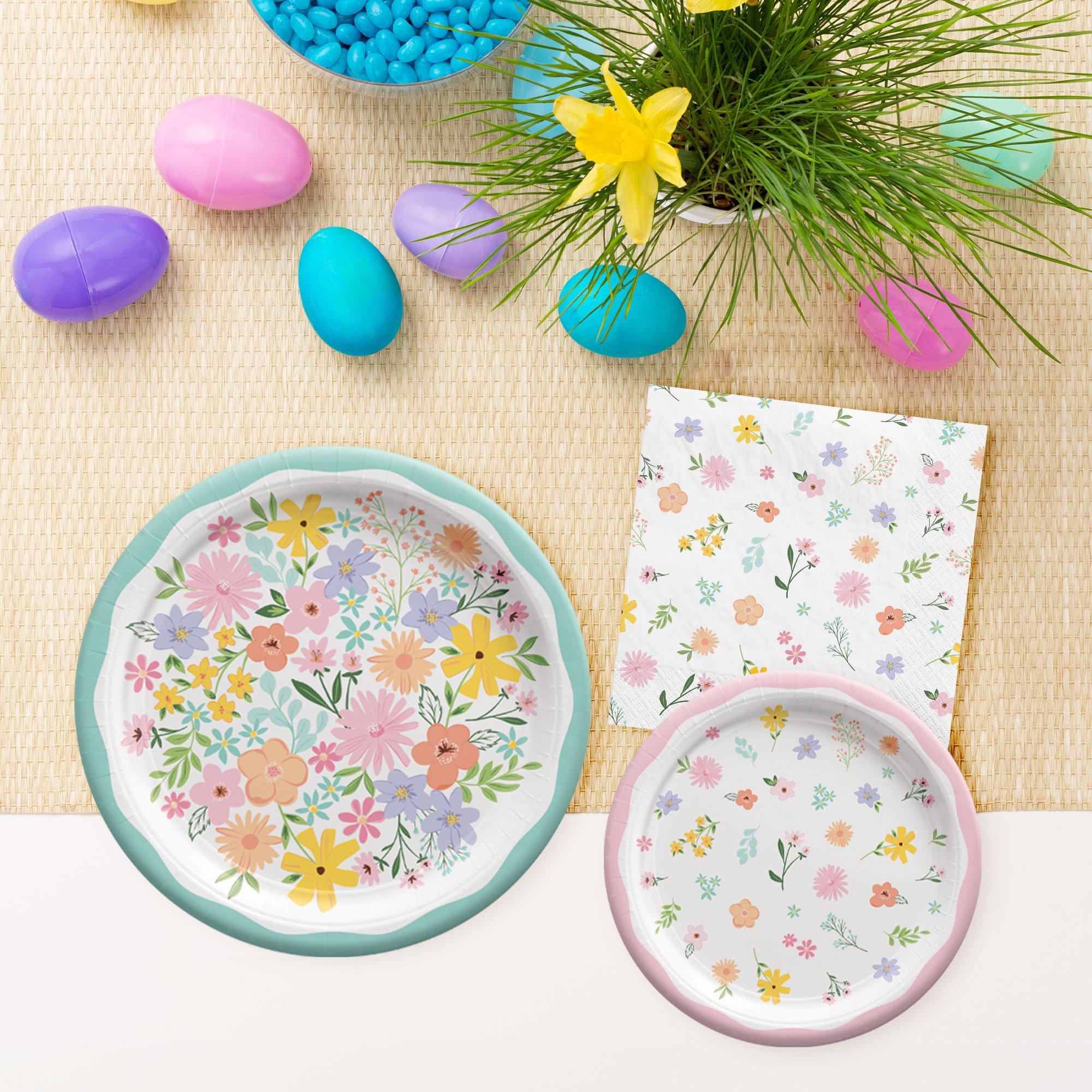 Springtime Blooms Paper Plates, 8ct, Assorted Options