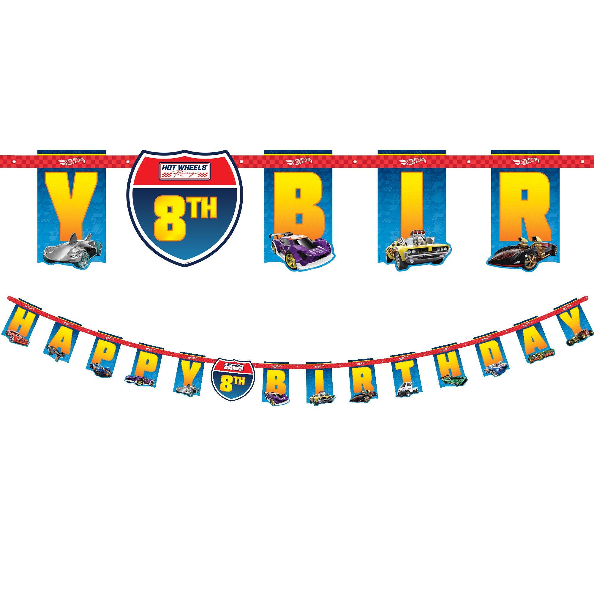 Hot Wheels Birthday Banner Kit