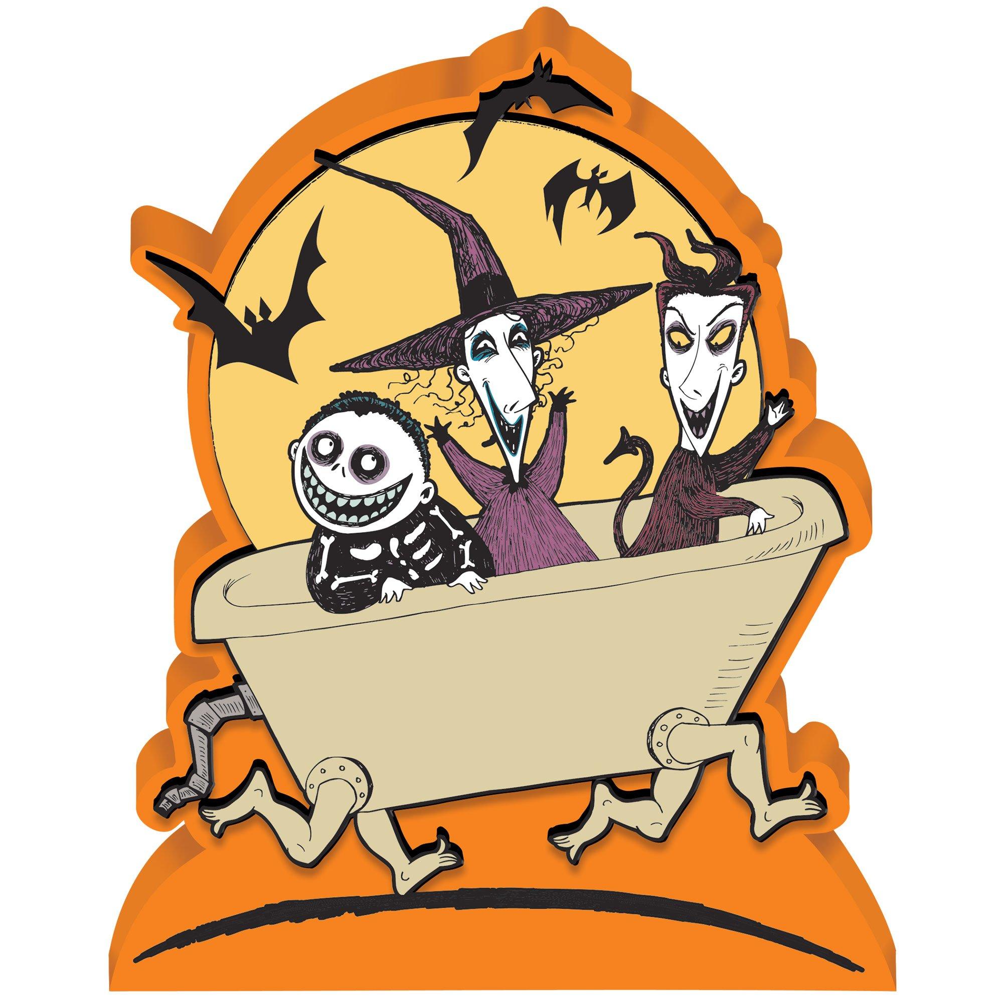 Lock, Shock & Barrel MDF Standing Sign, 10in x 12in - Nightmare Before Christmas