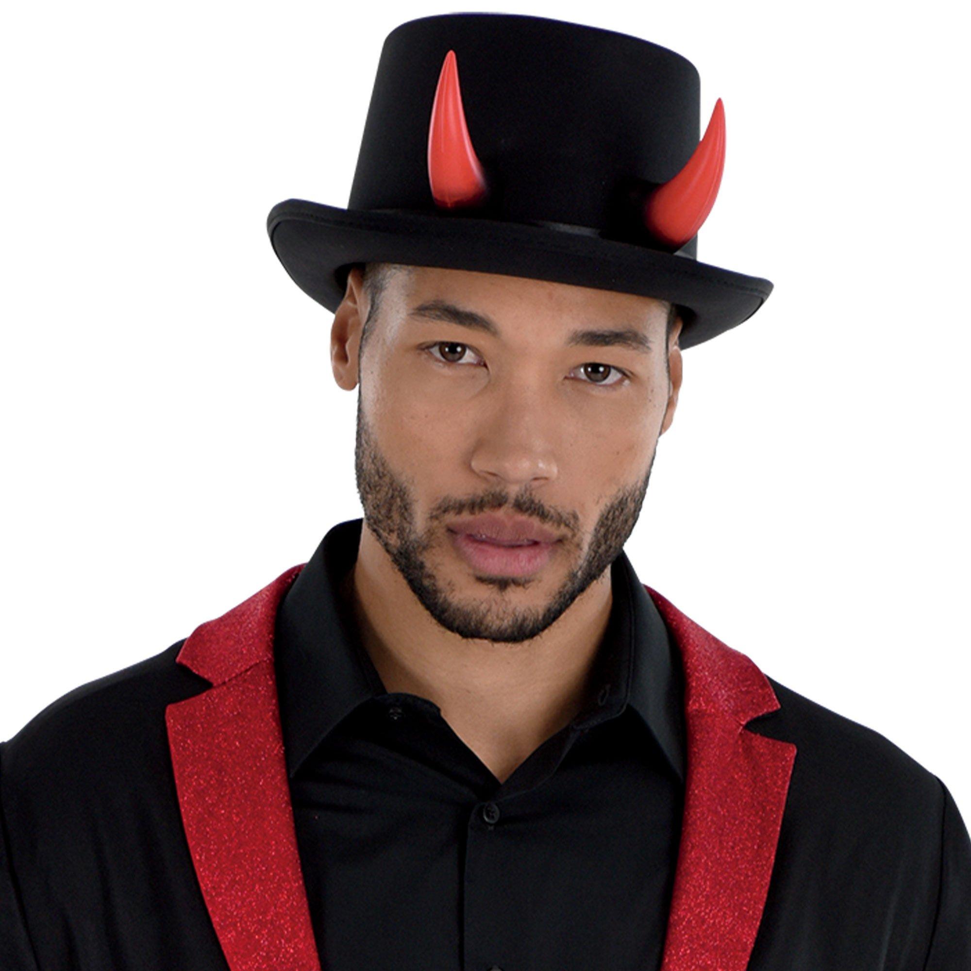 Black Devil Top Hat