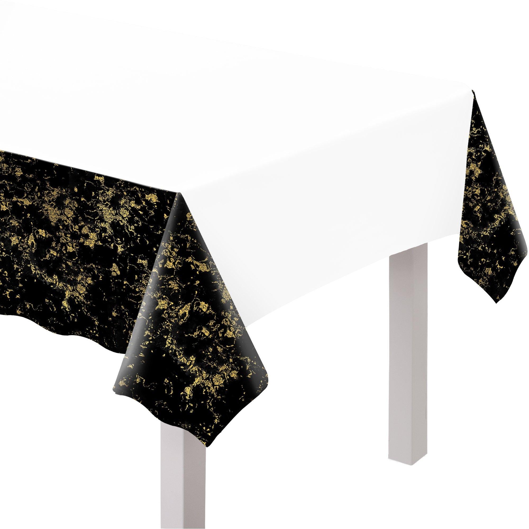 Cheers to the New Year Plastic Table Cover, 54in x 102in