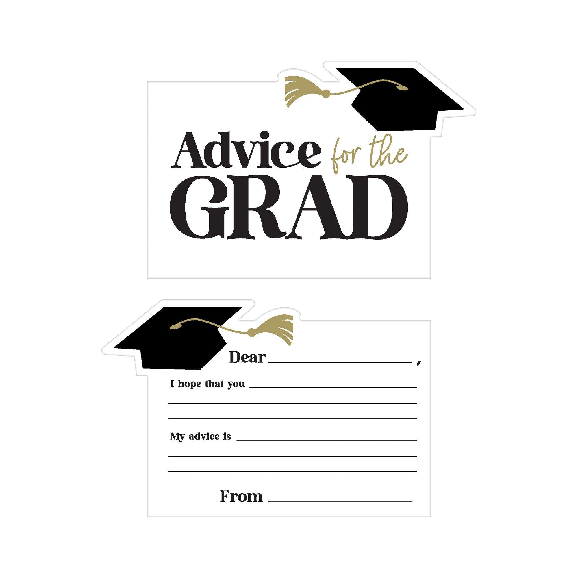 Graduation Advice Cards, 24ct