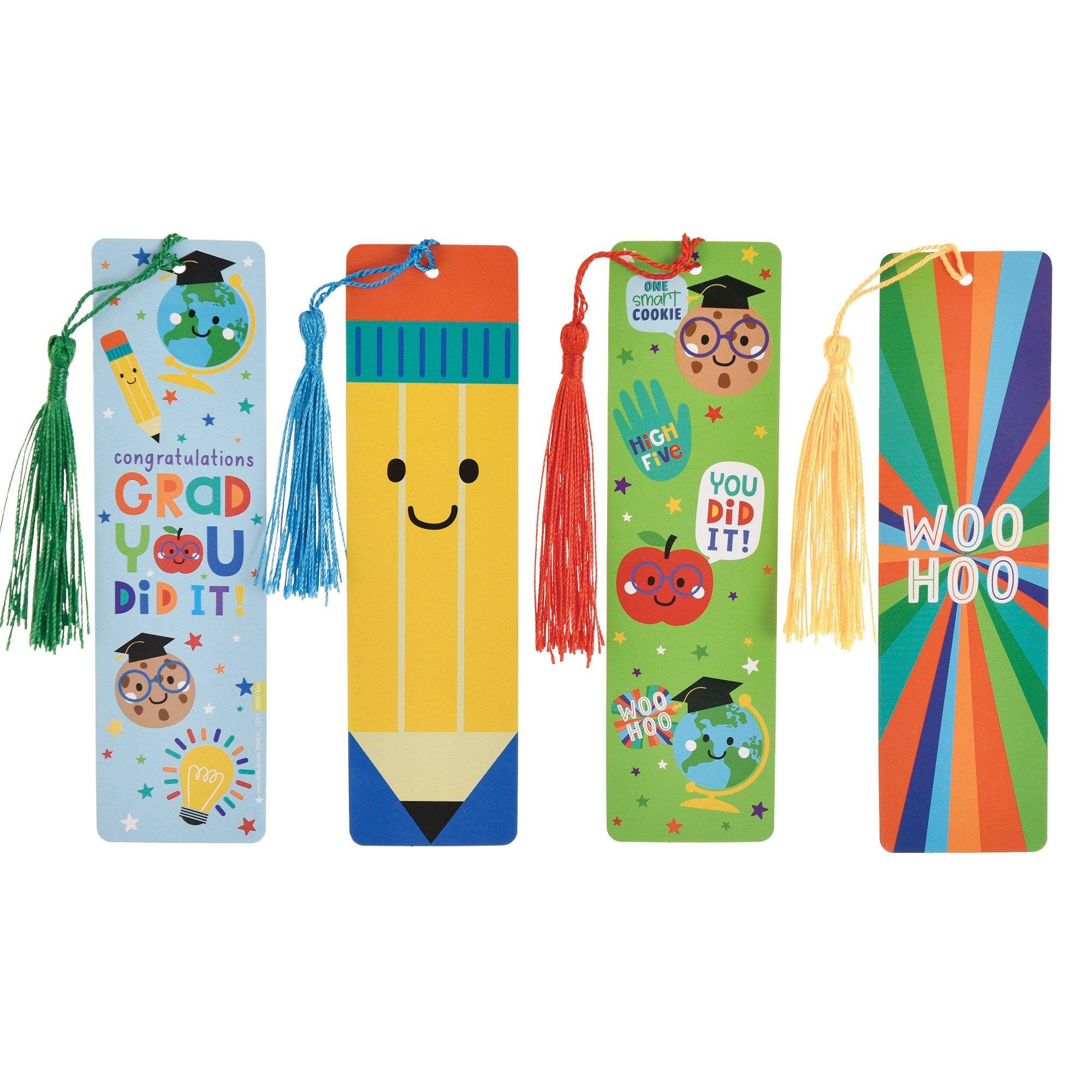 Grad Fun Bookmarks, 8ct