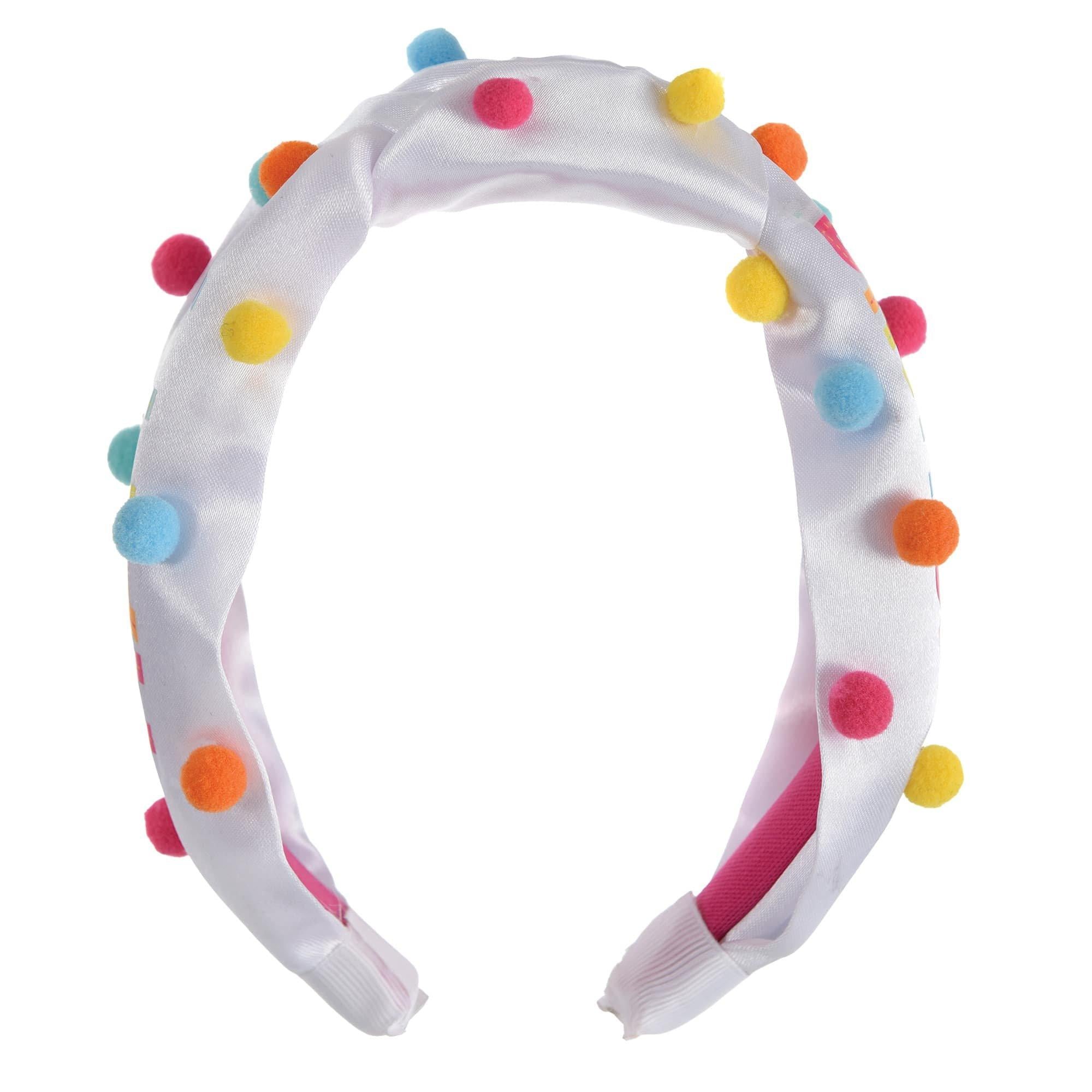 Pom Pom Tween Girl Birthday Headband