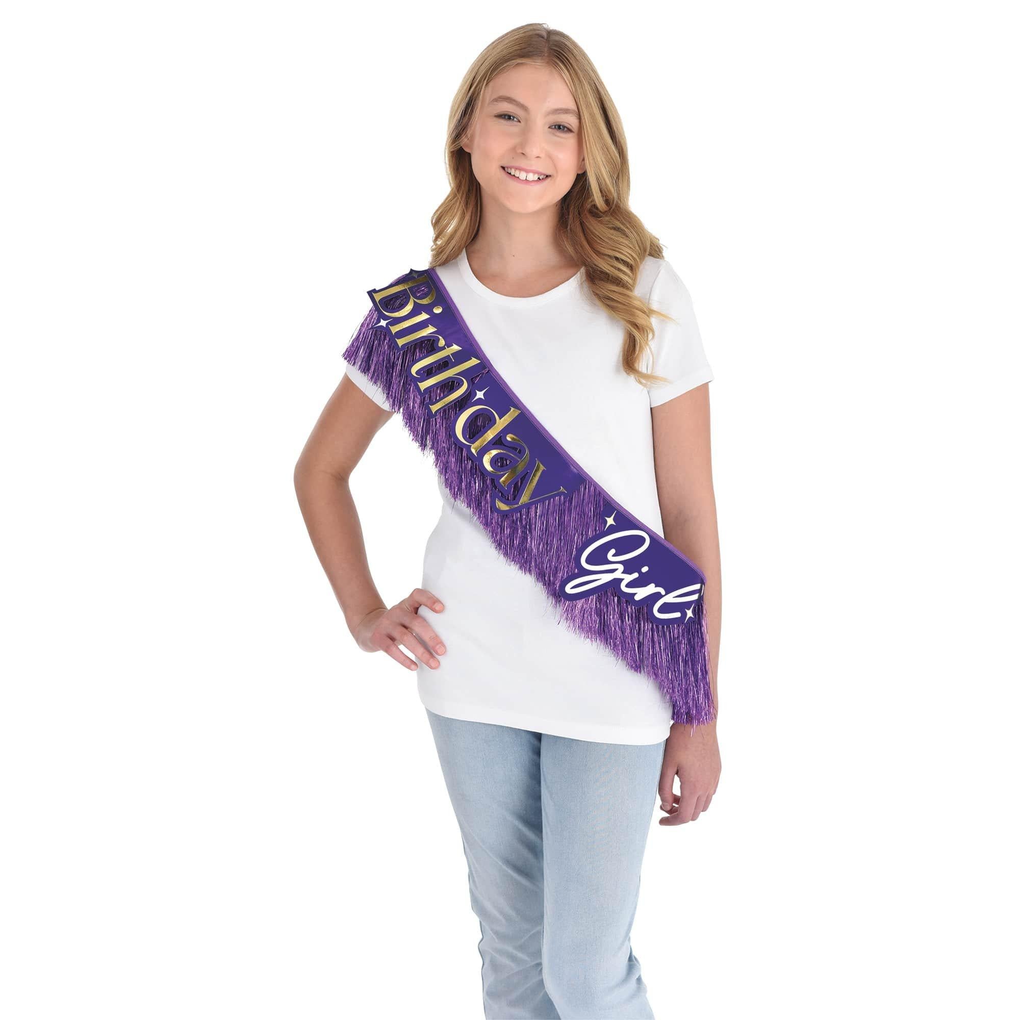 Fringe Birthday Sash