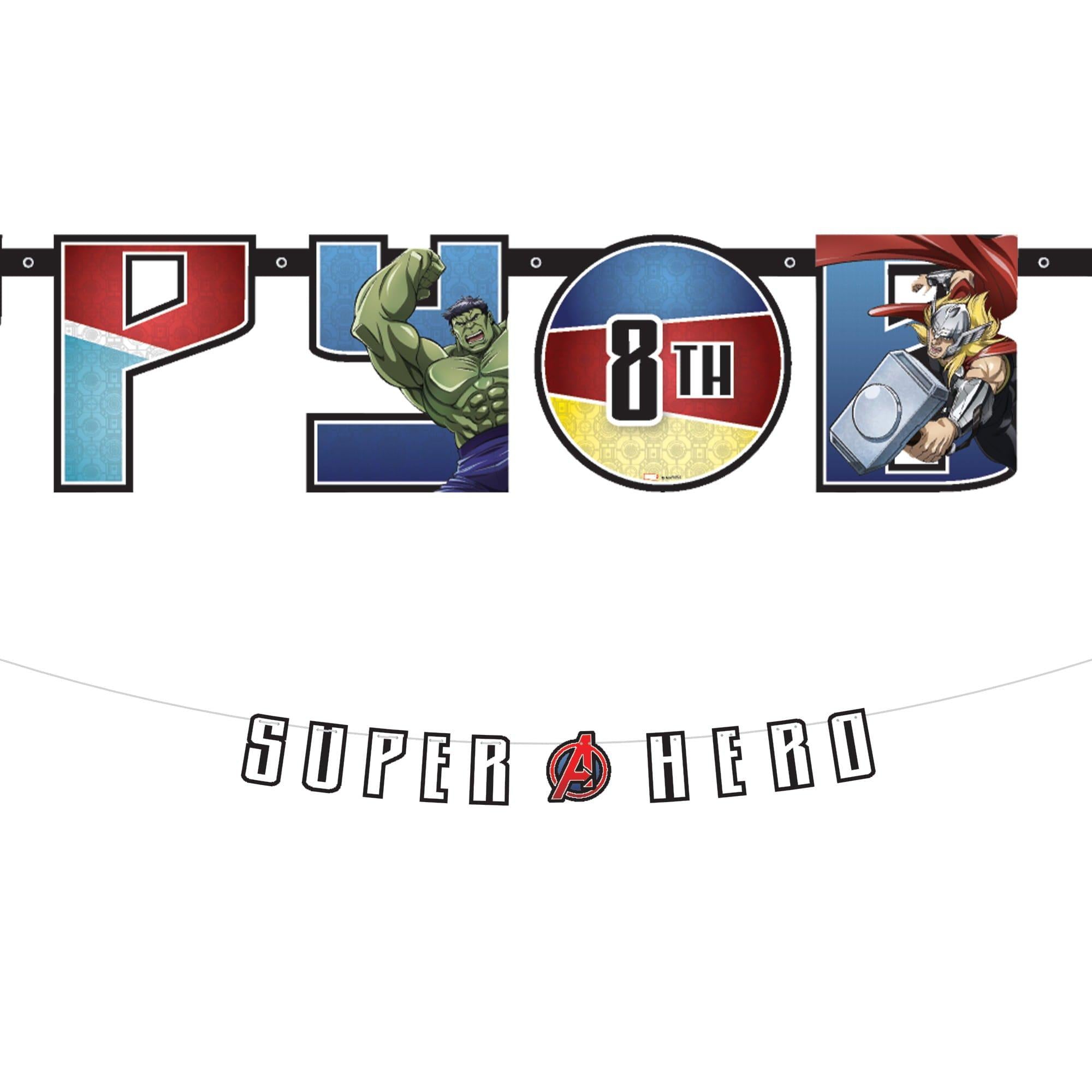 Marvel's Avengers Letter Banner with Accent Banner