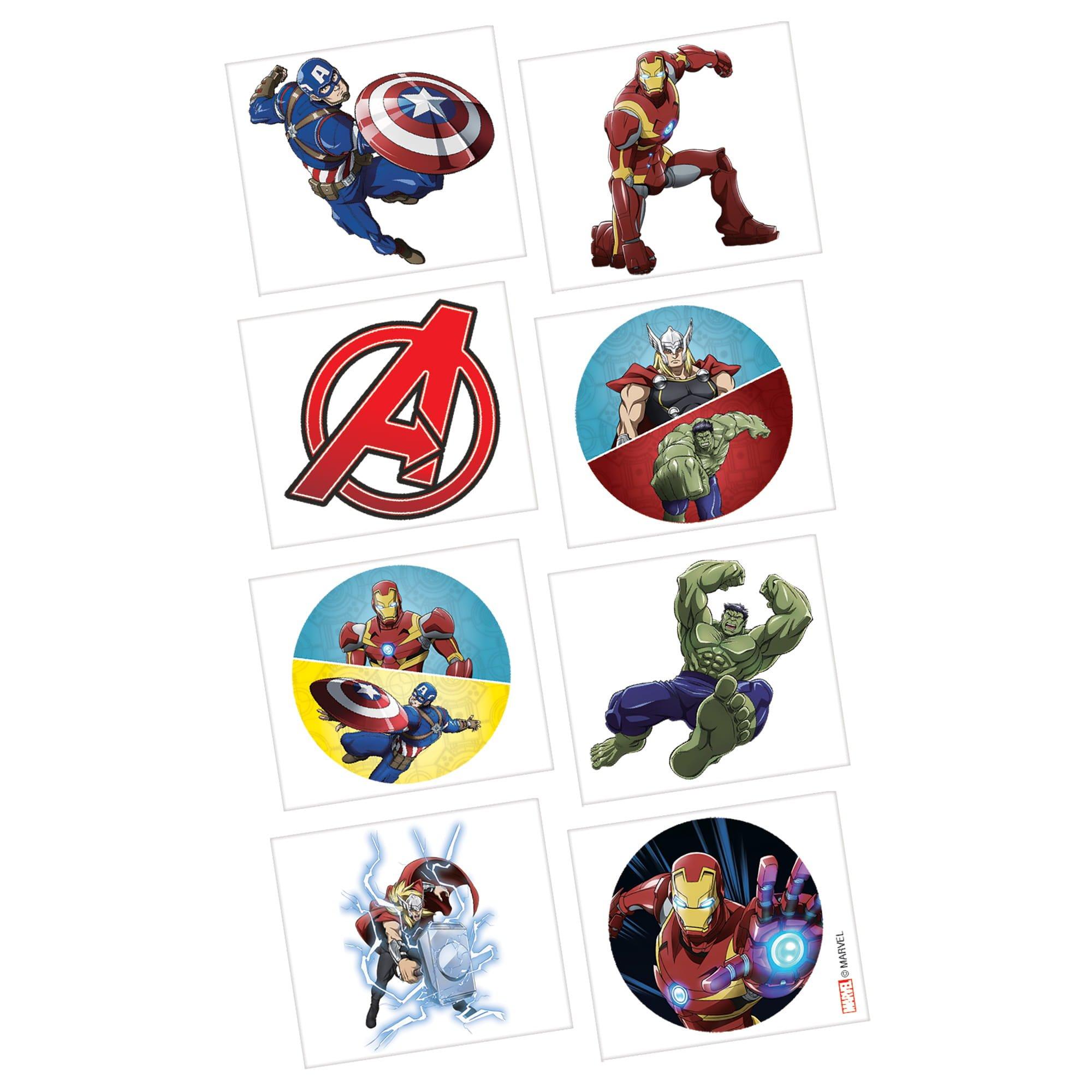 Marvel's Avengers Tattoos, 24ct