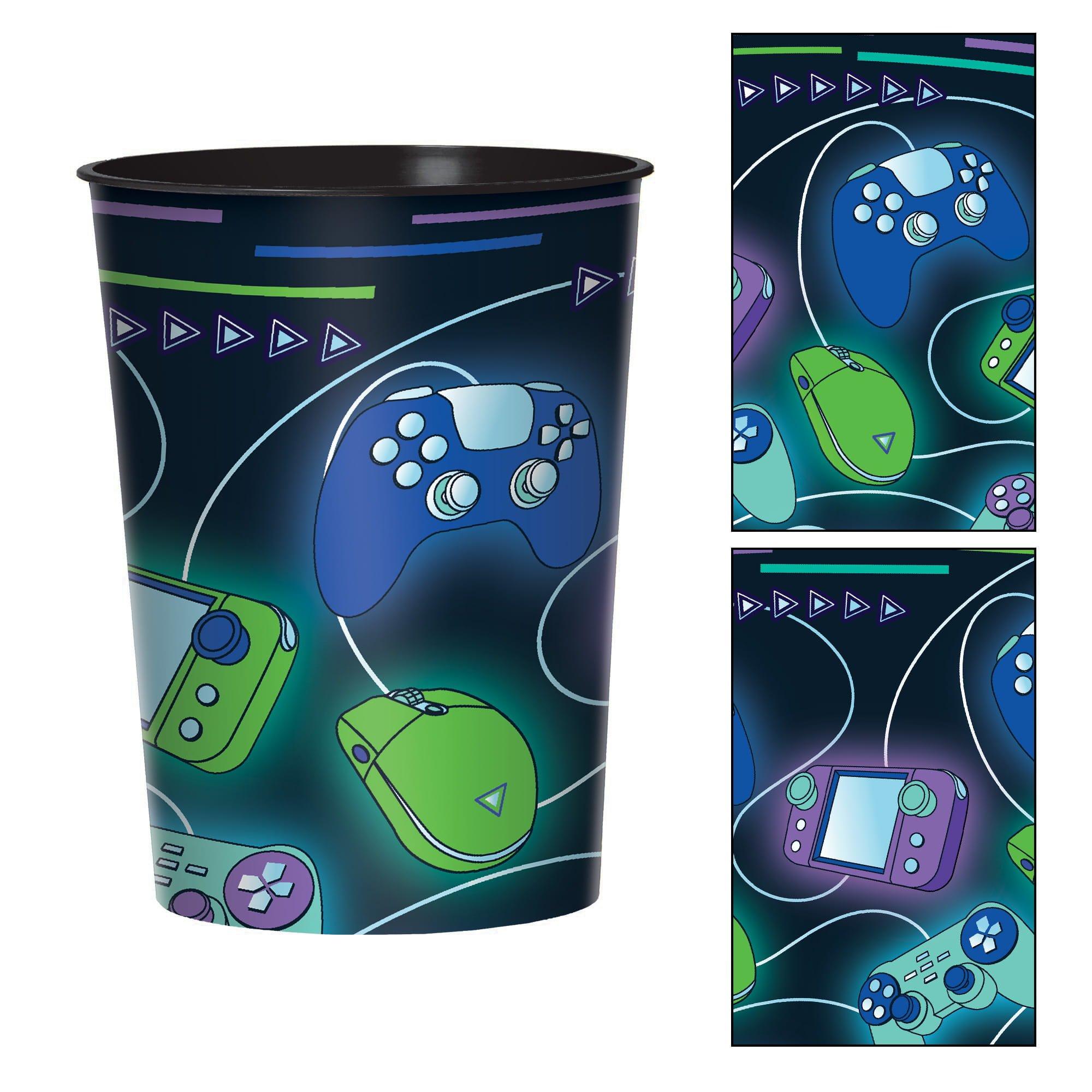 Game On Plastic Favor Cup, 16oz