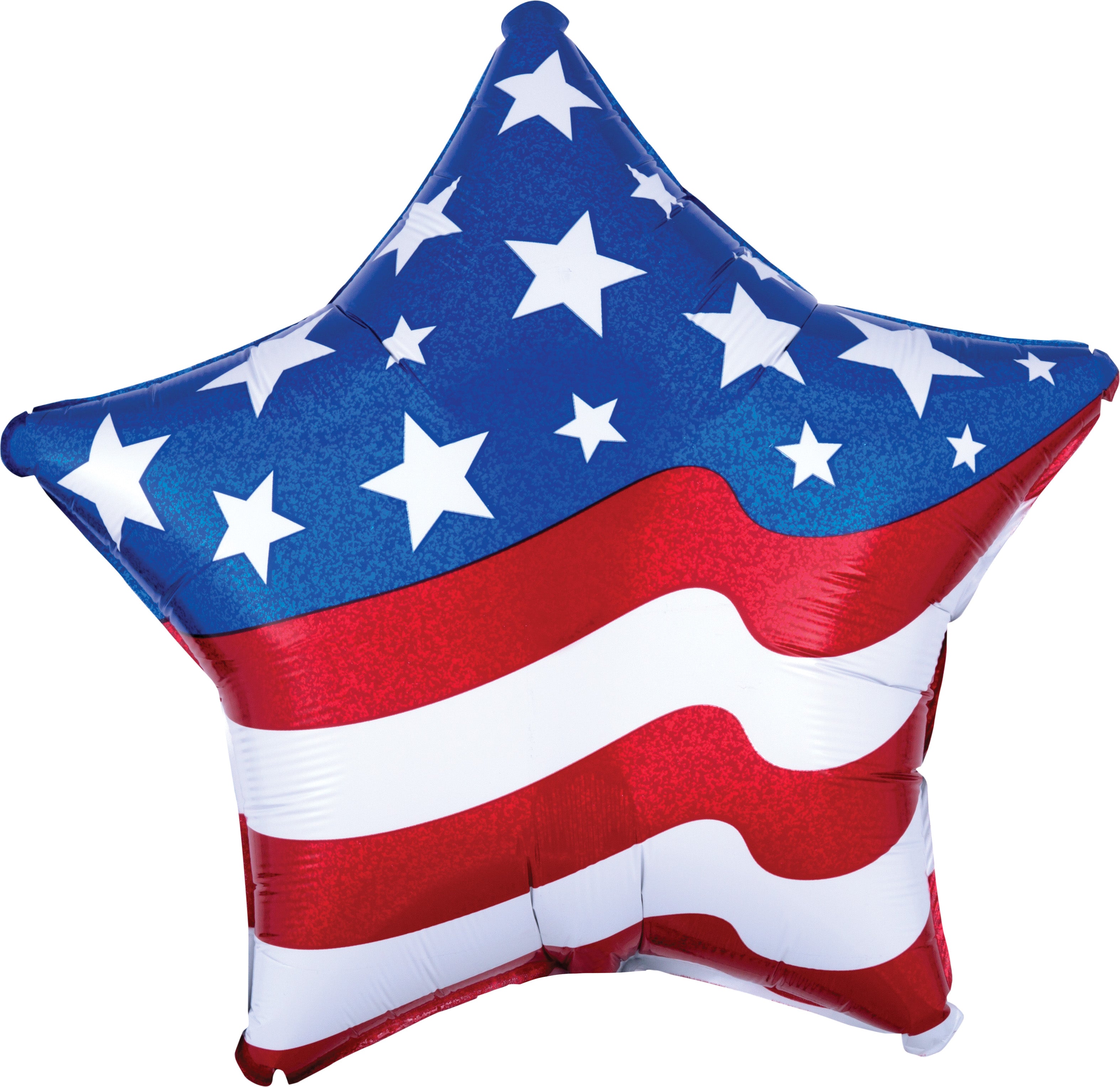 Stars & Stripes Foil Star Balloon, 19in