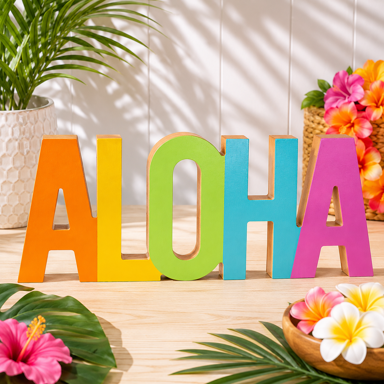 Summer Dream ALOHA Tabletop Sign