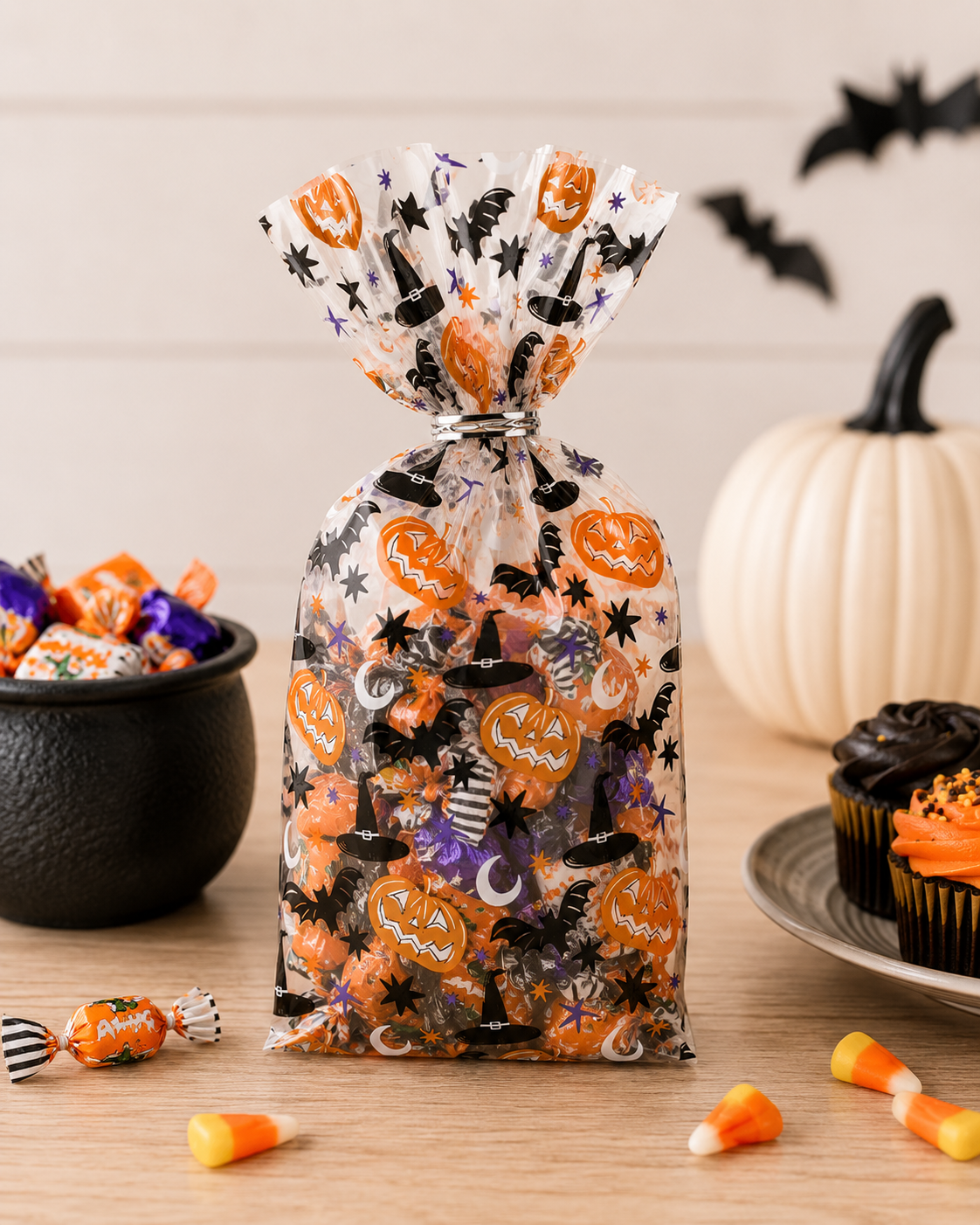 Boo Bash Cello Treat Bags, 20ct