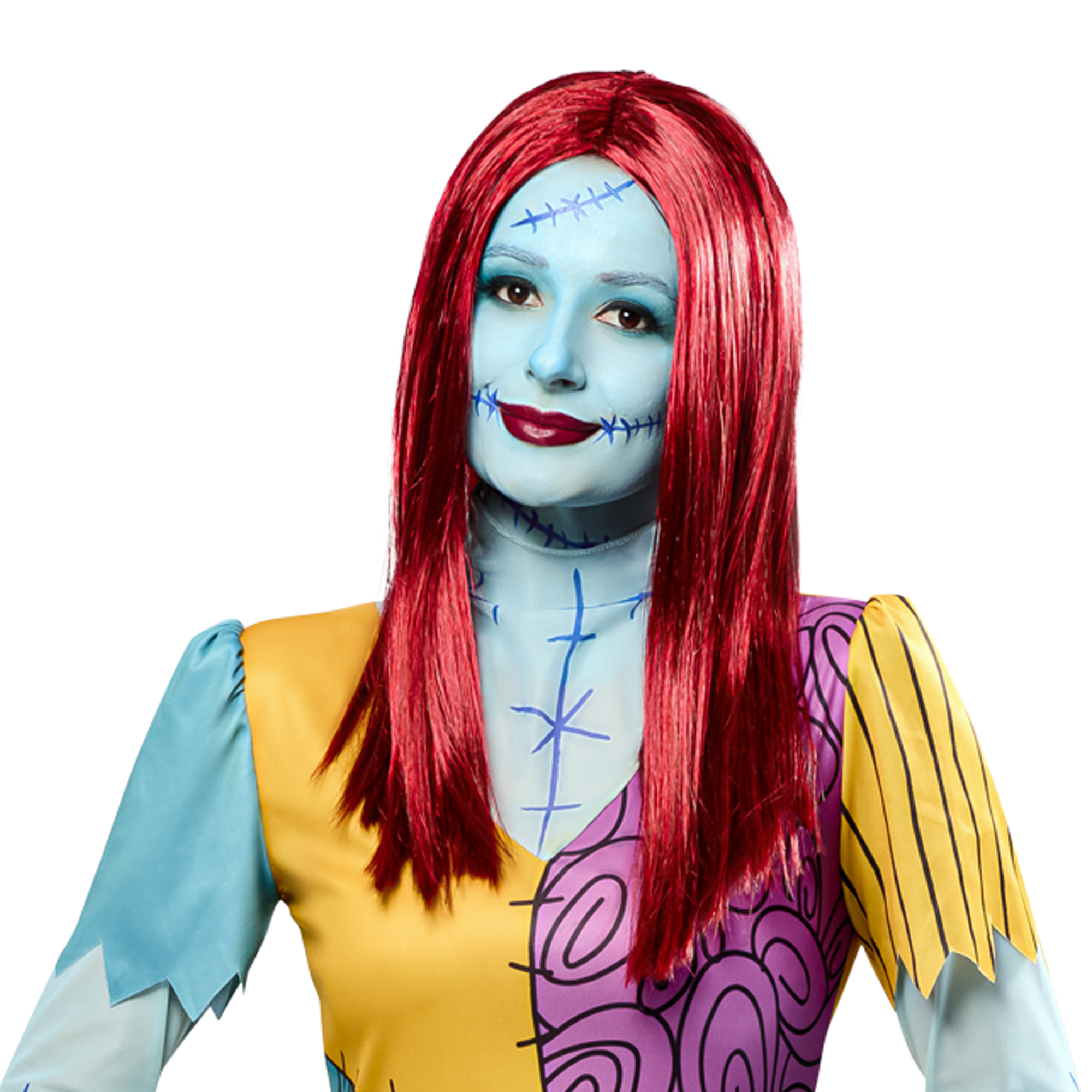 Disney The Nightmare Before Christmas Sally Wig for Adults