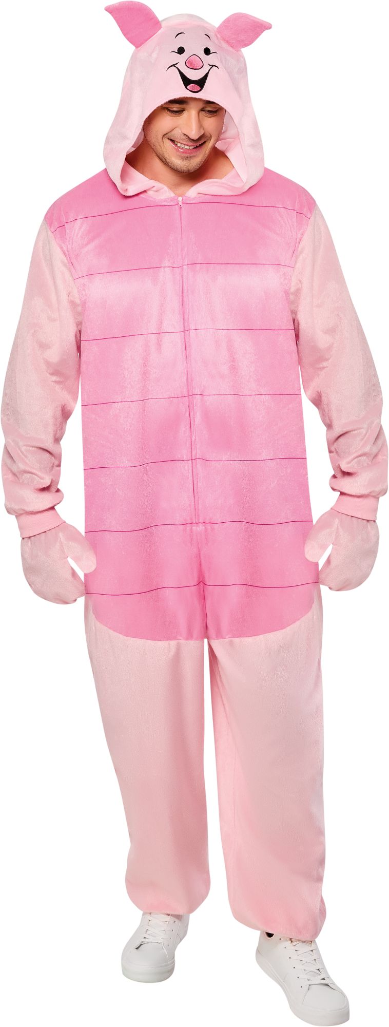 Disney Winnie the Pooh Piglet Zipster Costume for Adults