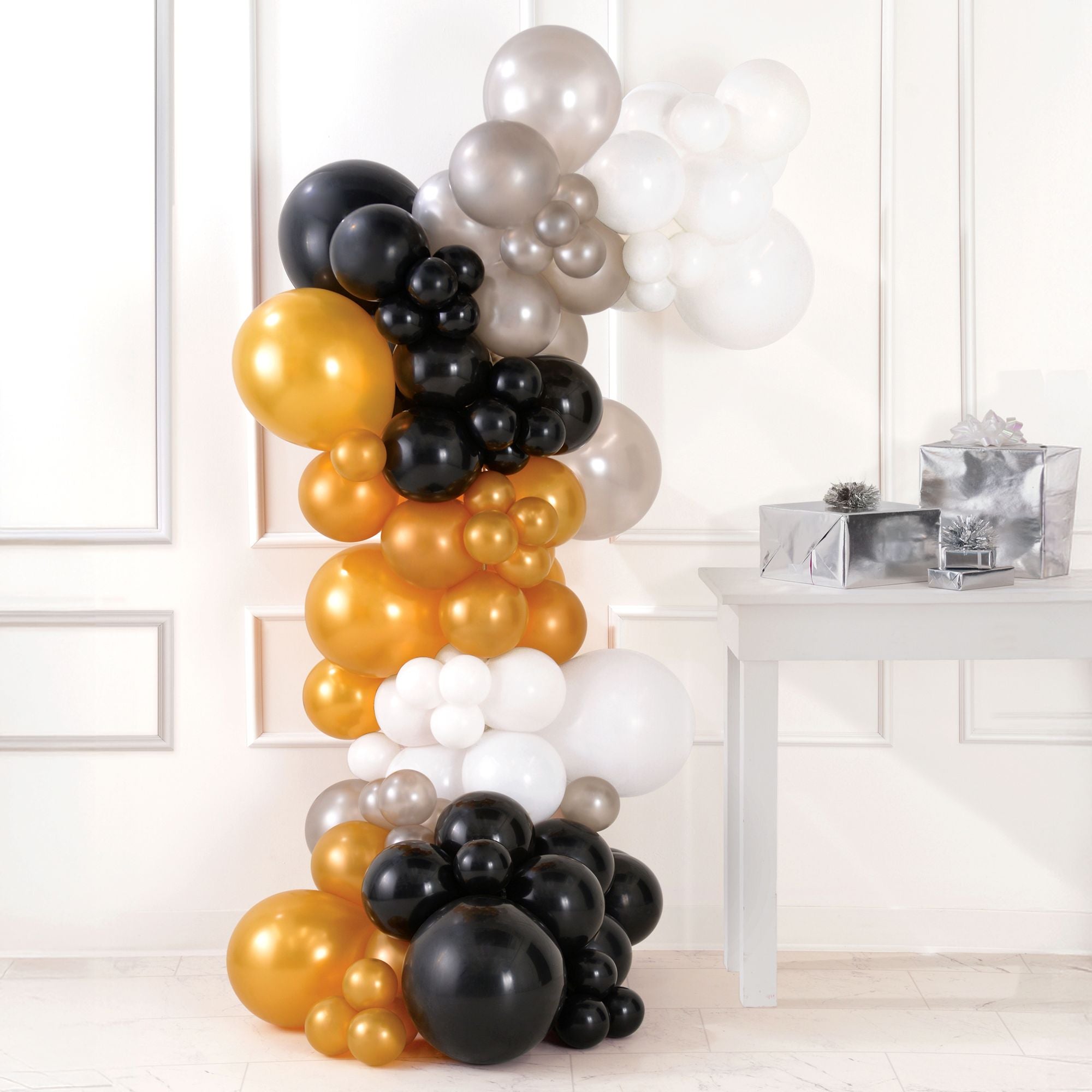 Air-Filled Latex Balloons Garland Multi Color, 90pc