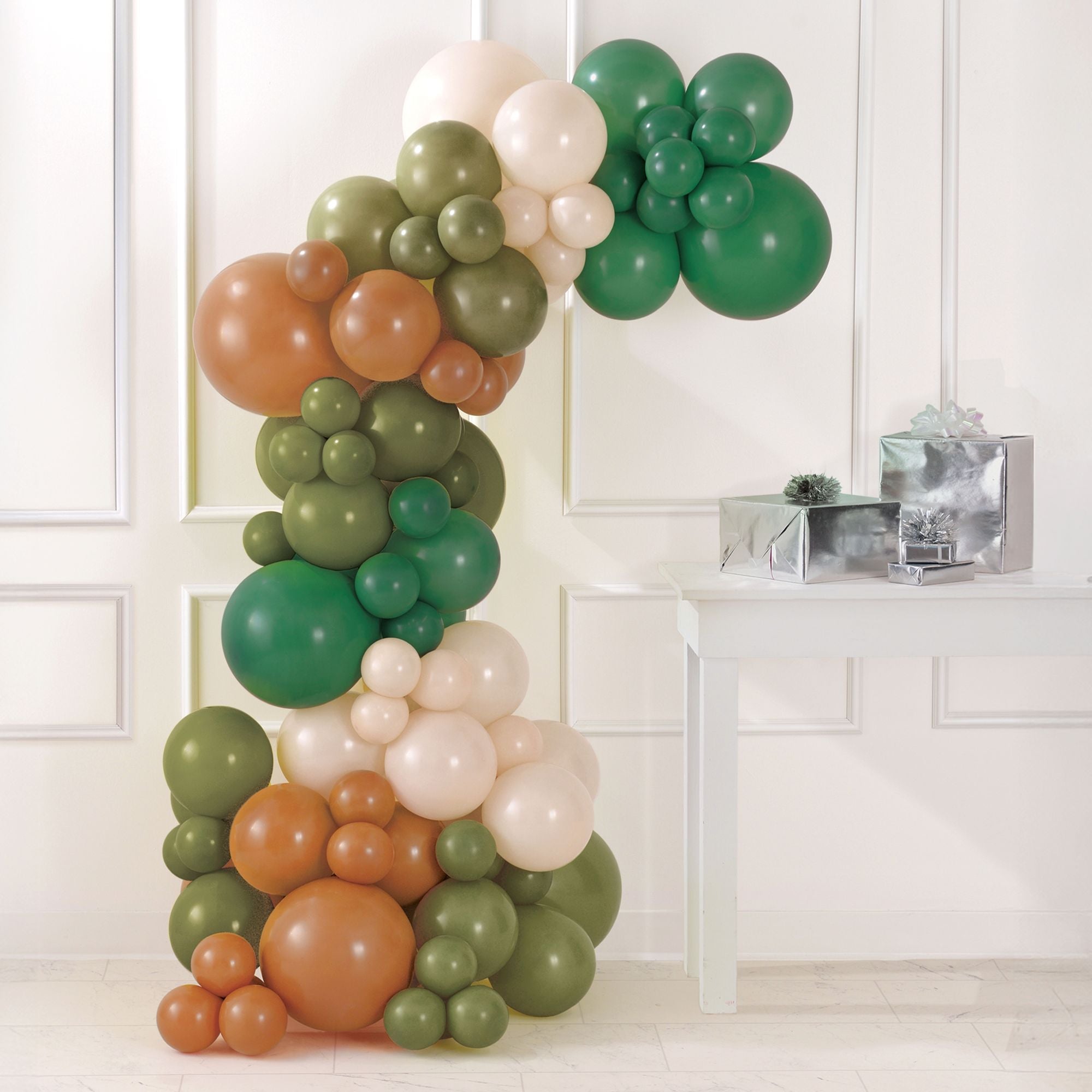 Air-Filled Latex Balloons Garland Natural, 90pc