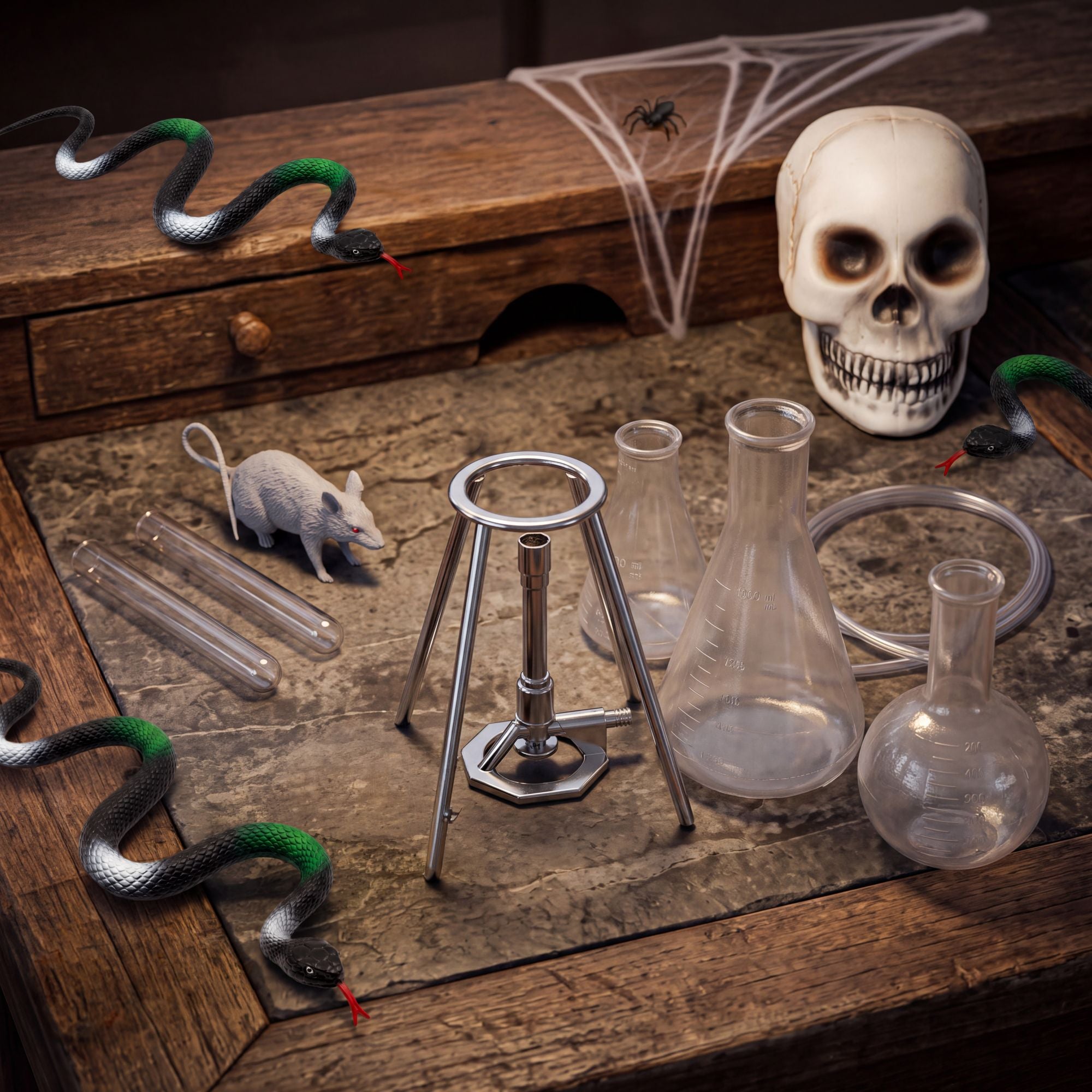 Mad Scientist Laboratory Decorating Kit