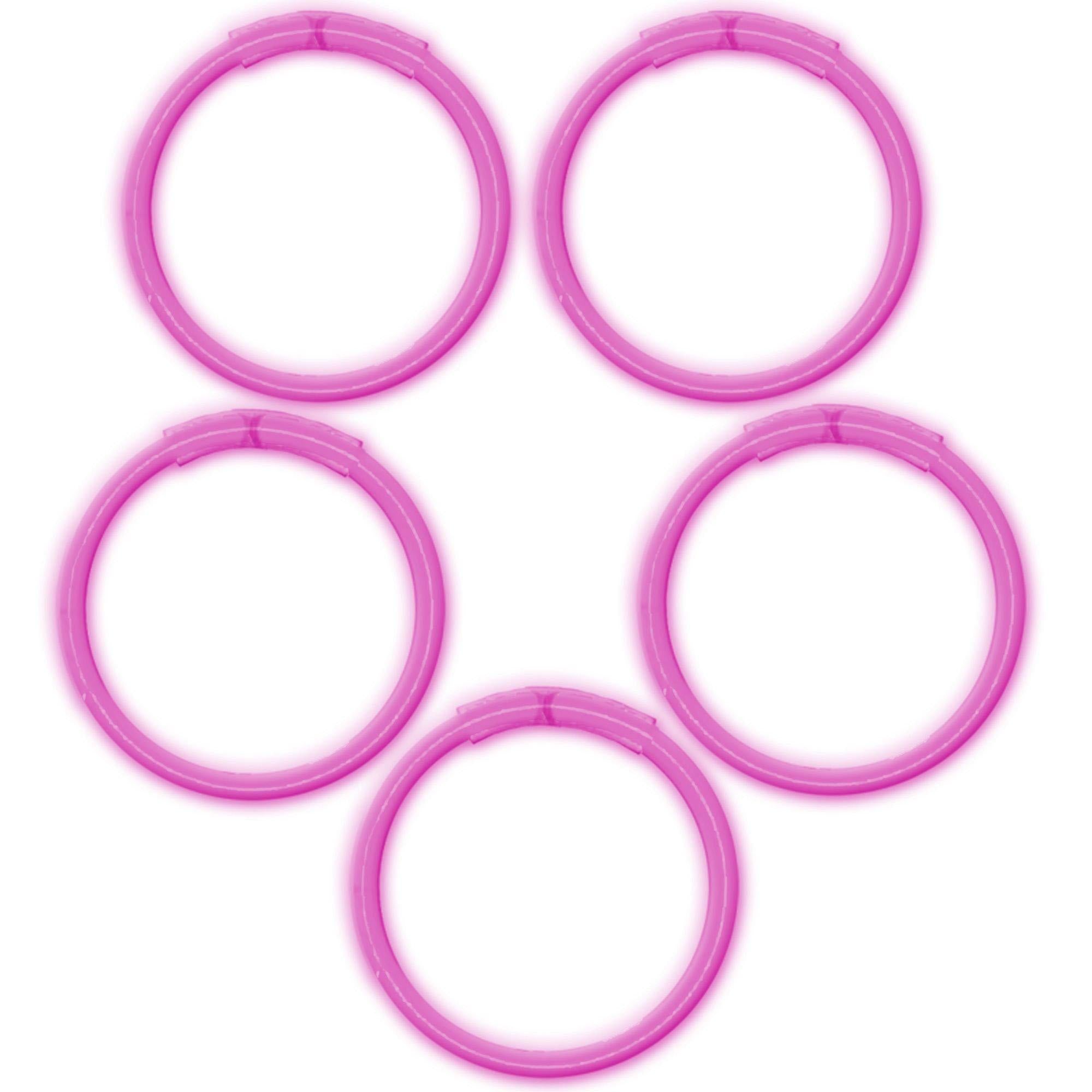 Glow Bracelets, 5ct, Assorted Colors