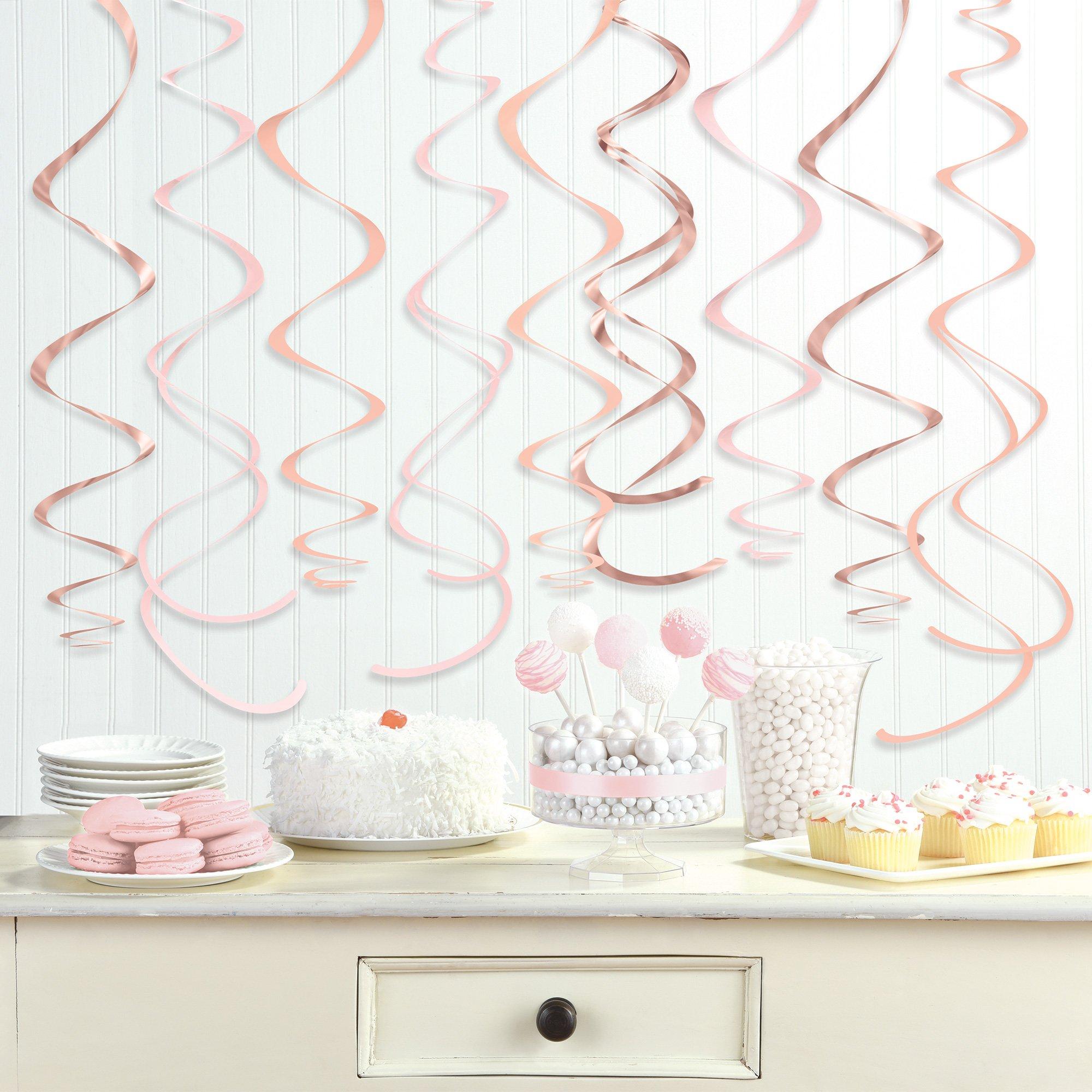 Swirl Decorations, 12ct, Assorted Colors