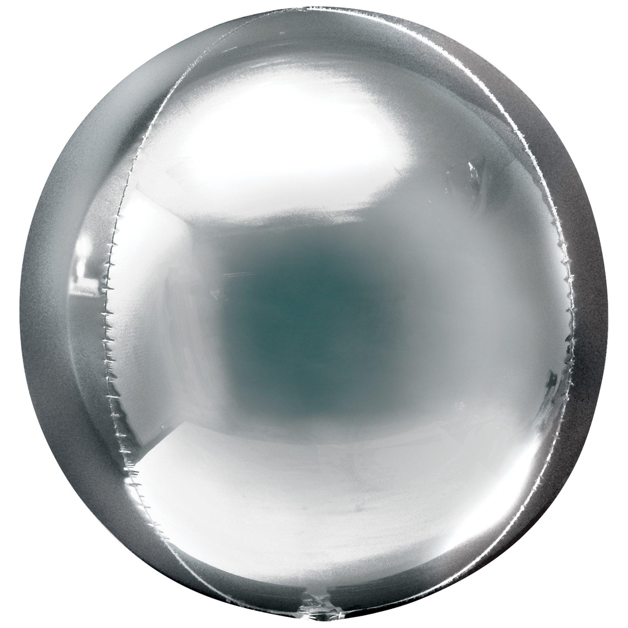 Silver Orbz? Balloon, 16in
