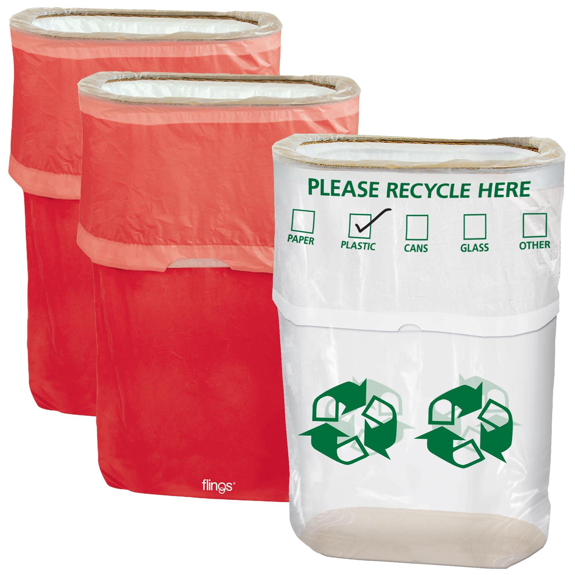 Pop-Up Trash & Recycle Cleanup Kit