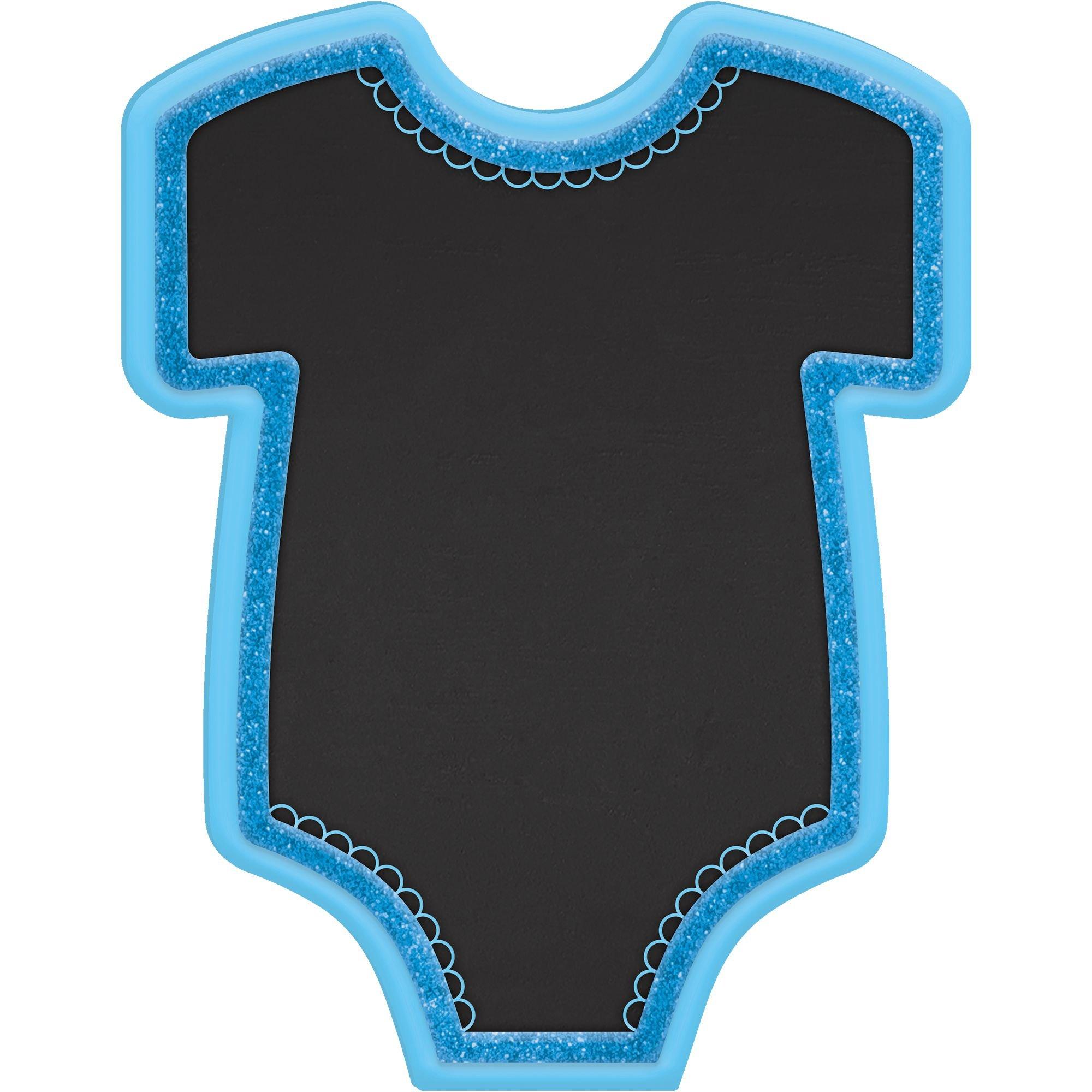 Bodysuit Baby Shower Chalkboard Easel Sign, Assorted Colors