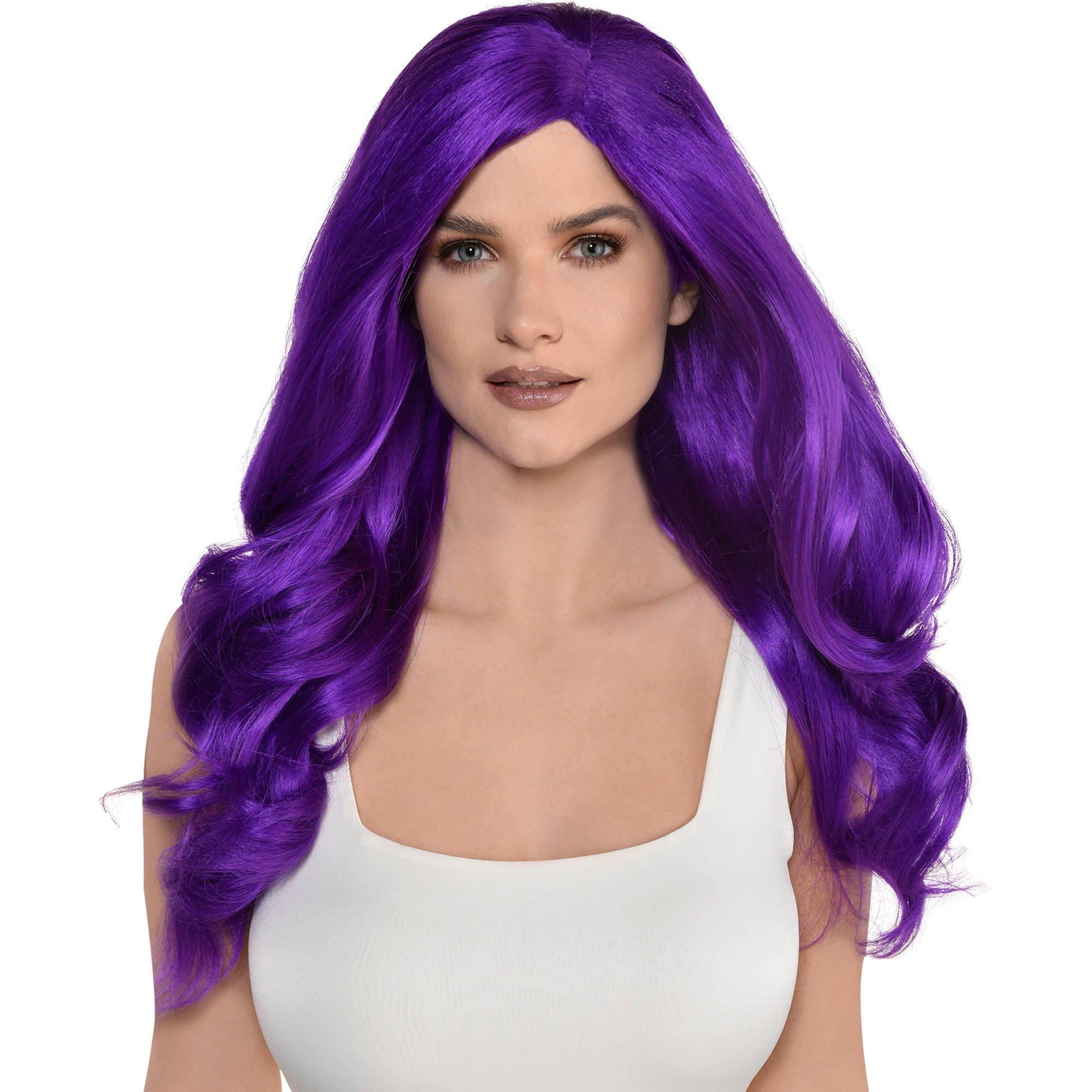 Long Glam Wig, Assorted Colors
