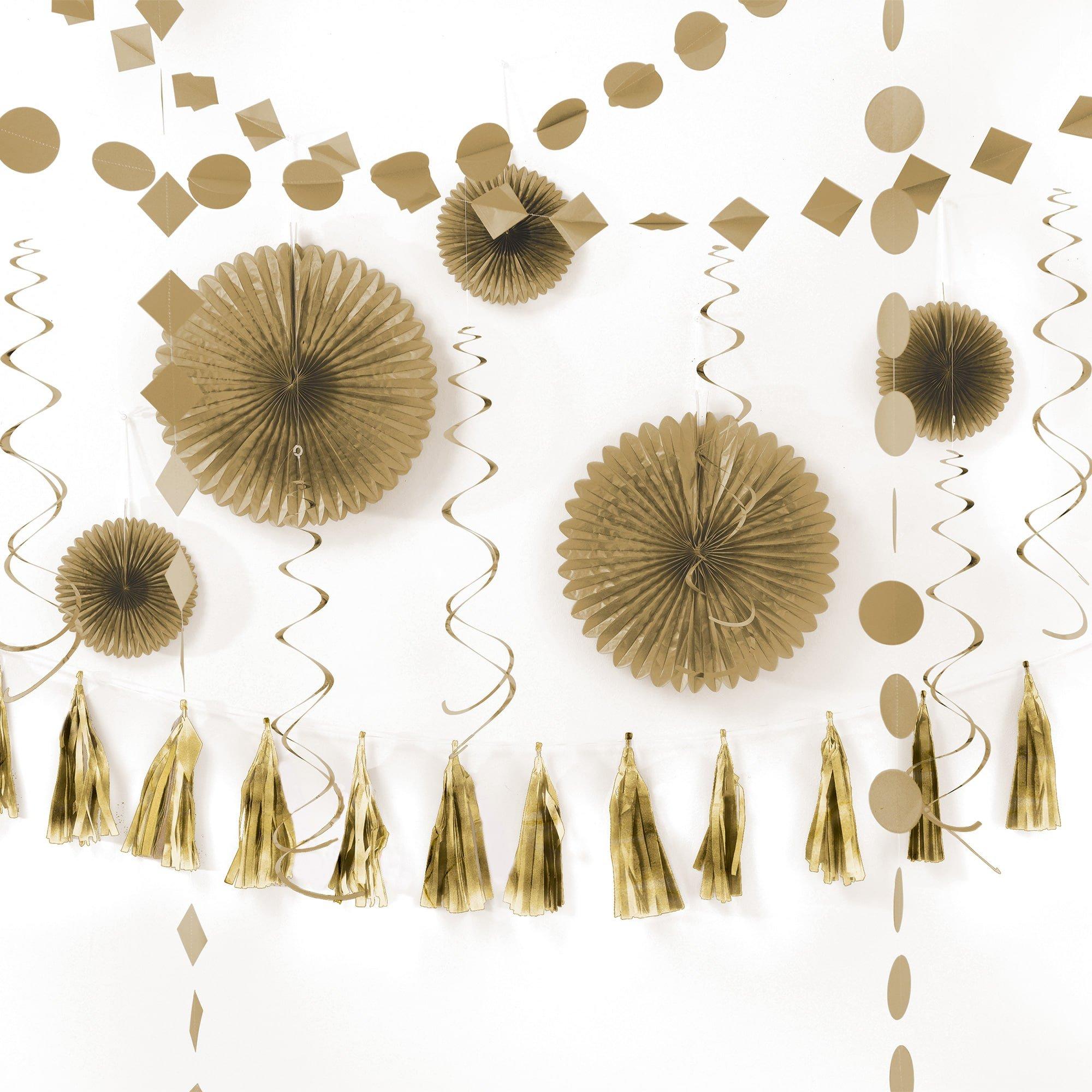 Paper & Foil Decoration Kit, 16pc, Assorted Colors