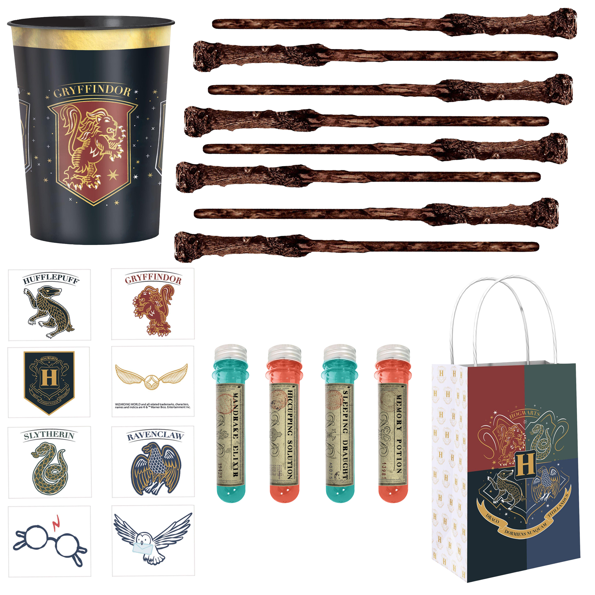 Harry Potter Favor Kit for 8 Guests