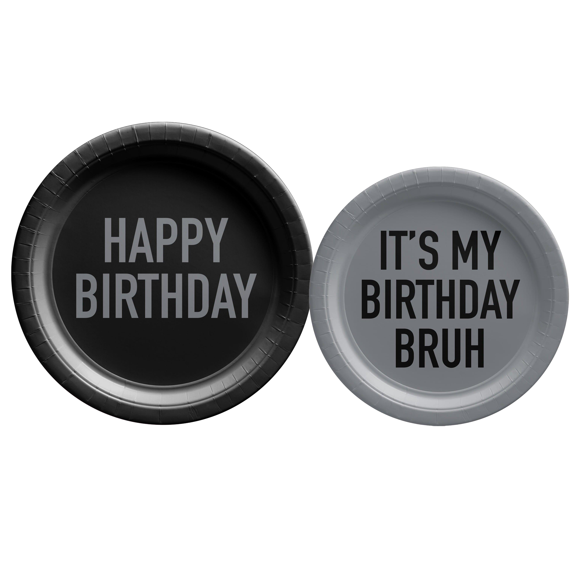 It's My Birthday Bruh Paper Plate, 8ct, Assorted Options