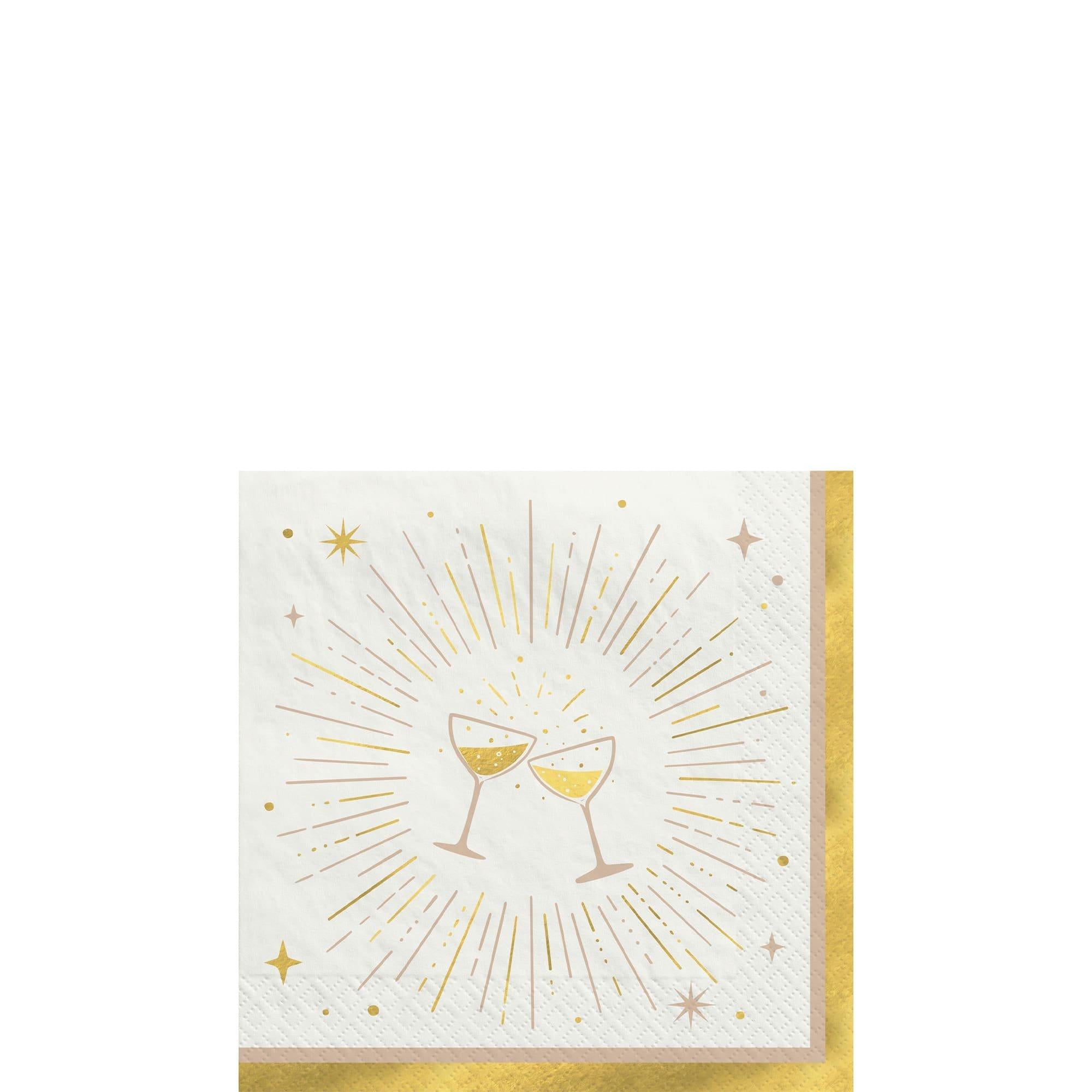 Golden Soiree NYE Napkin, Assorted Options