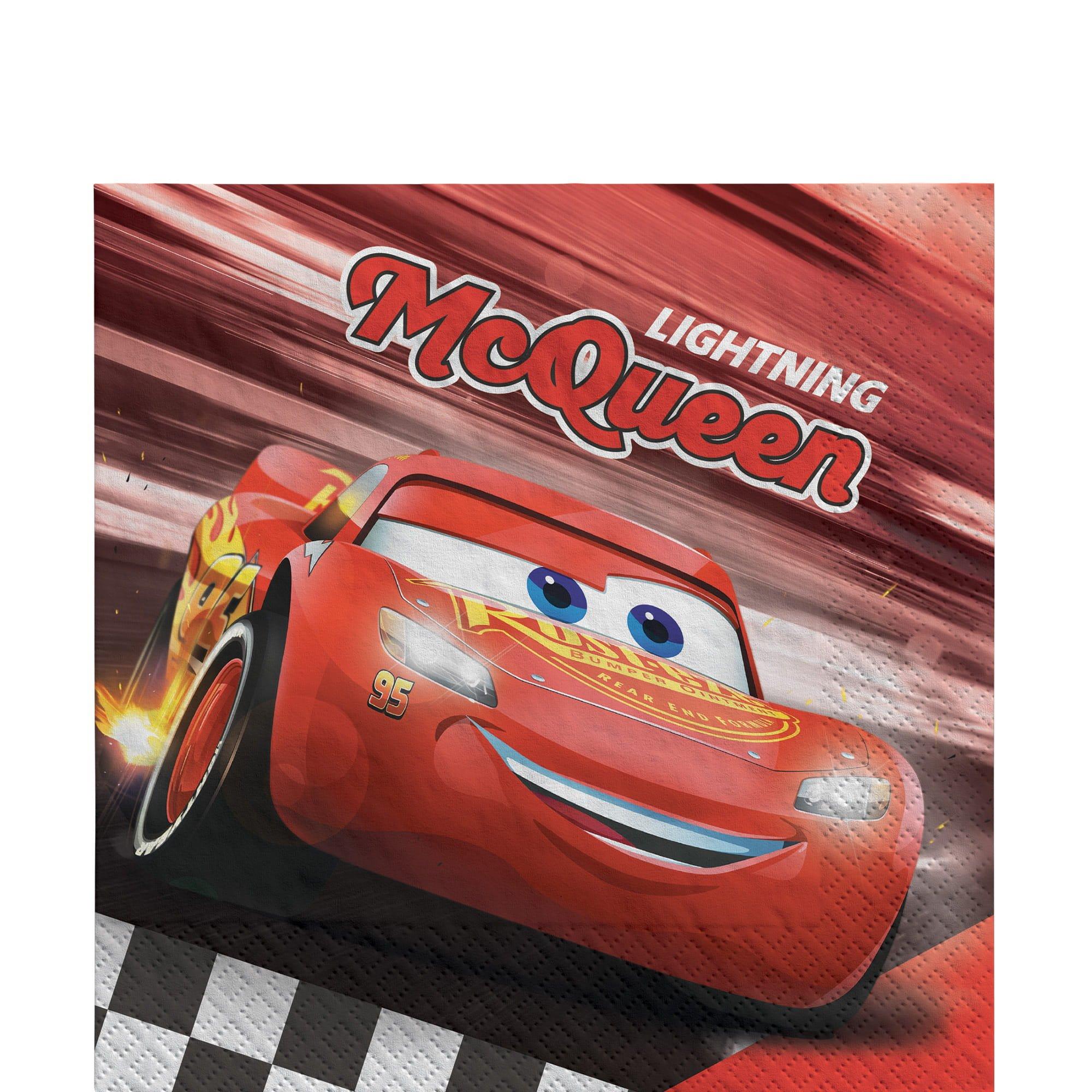 Cars 3 Beverage Napkins, 16ct, Assorted Options