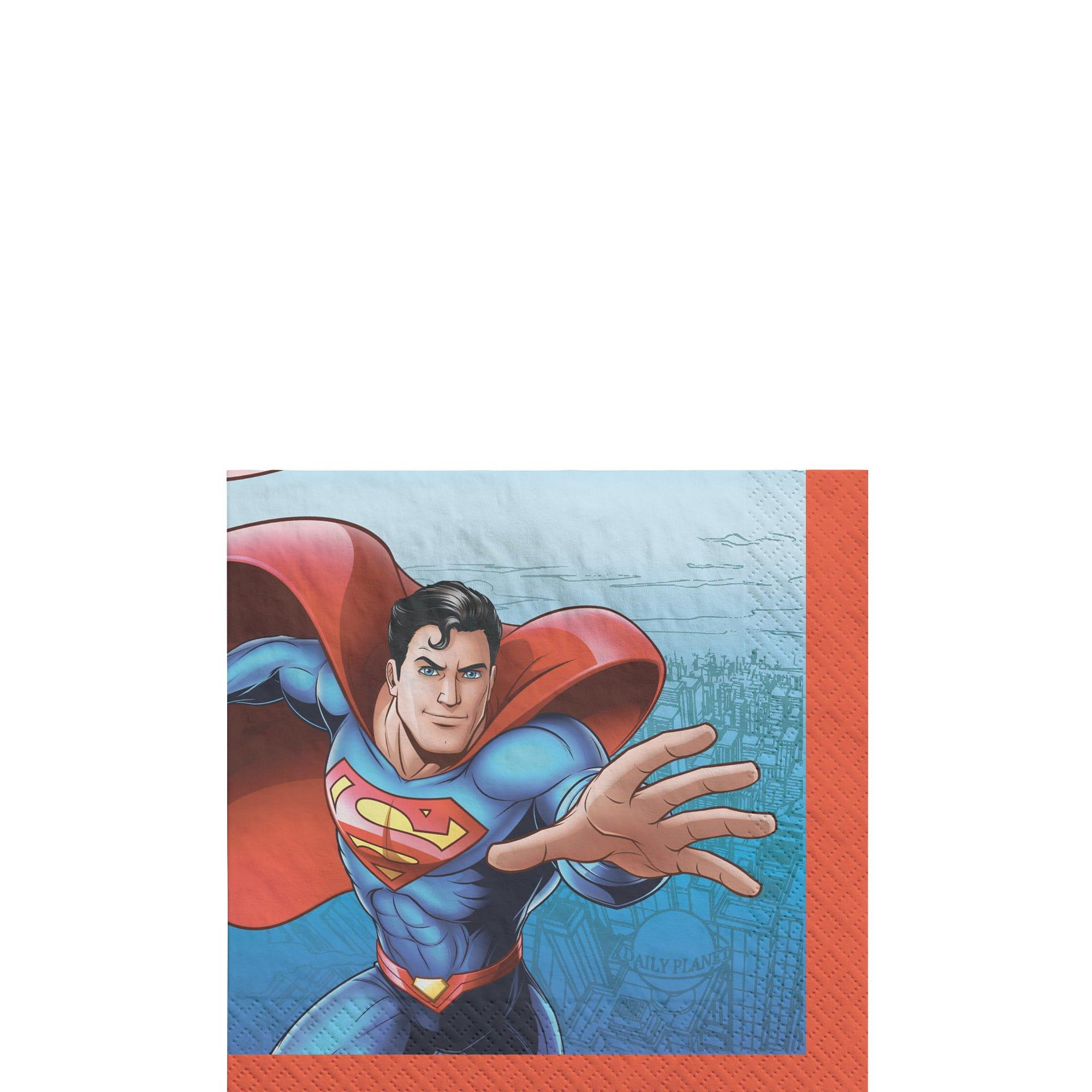 Superman Beverage Napkins, 16ct, Assorted Options