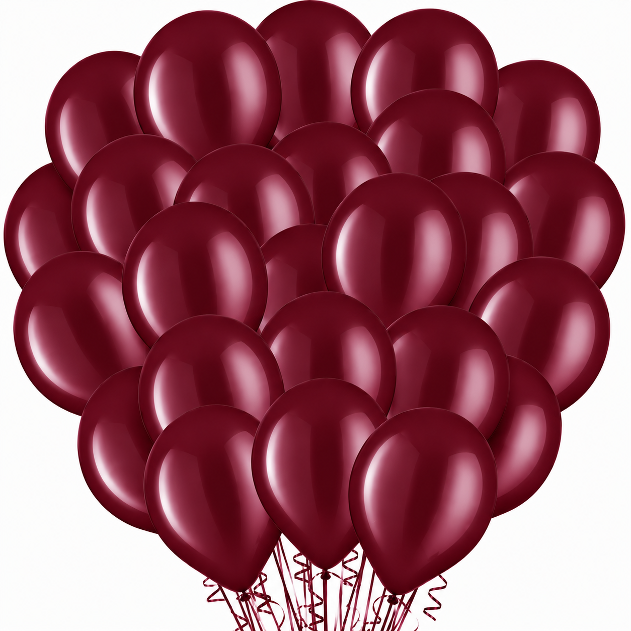 Maroon Latex Balloons, 11in, 100ct