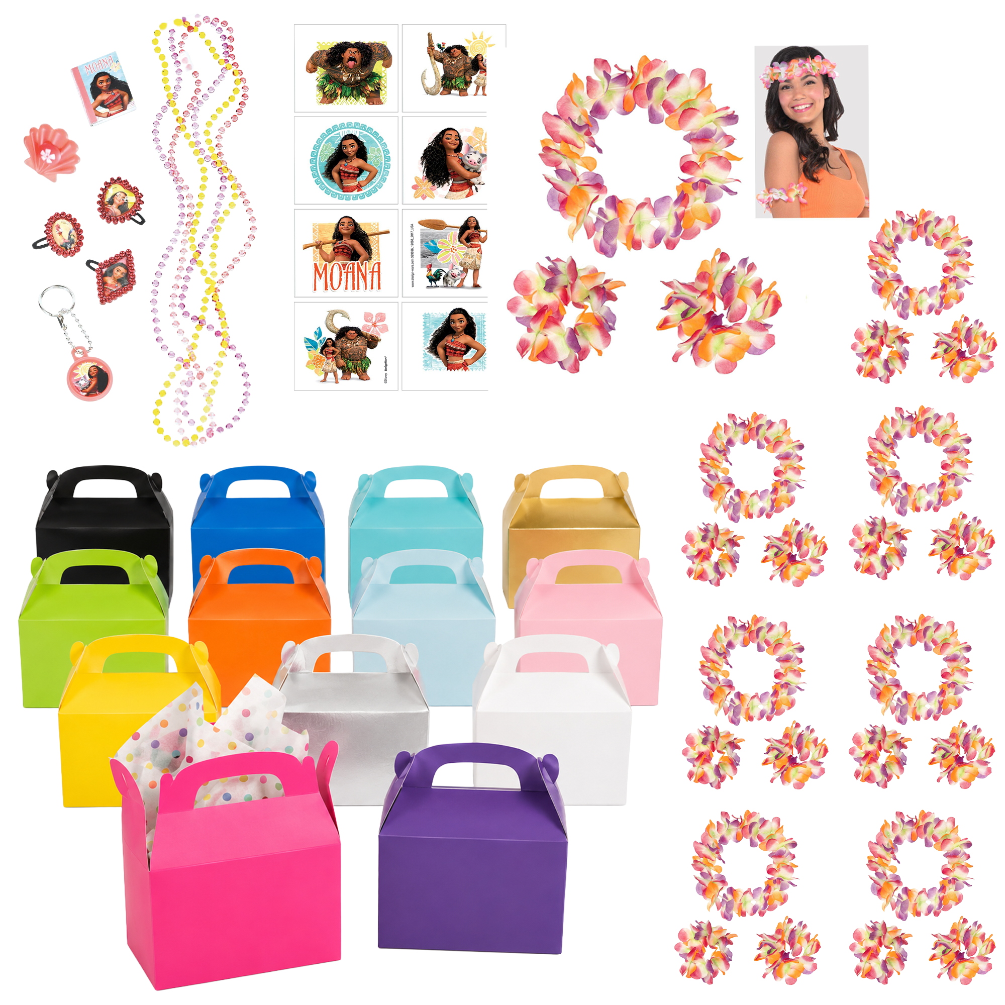 Moana Favor Kit for 8 Guests