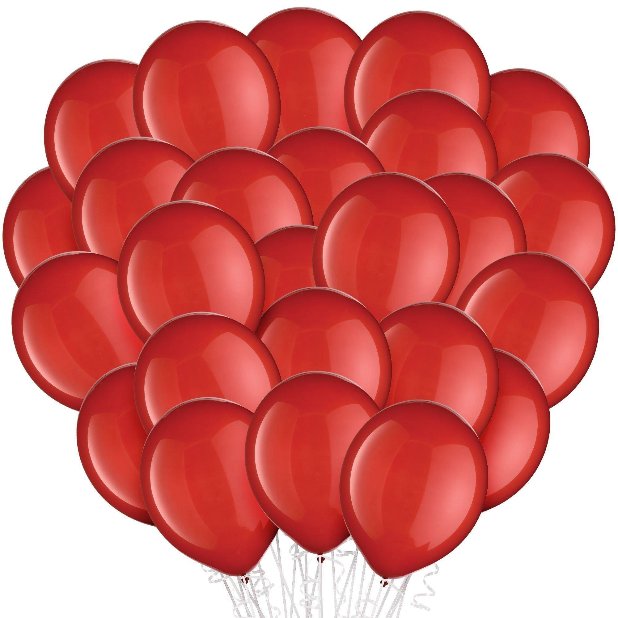 Red Latex Balloons, Assorted Options