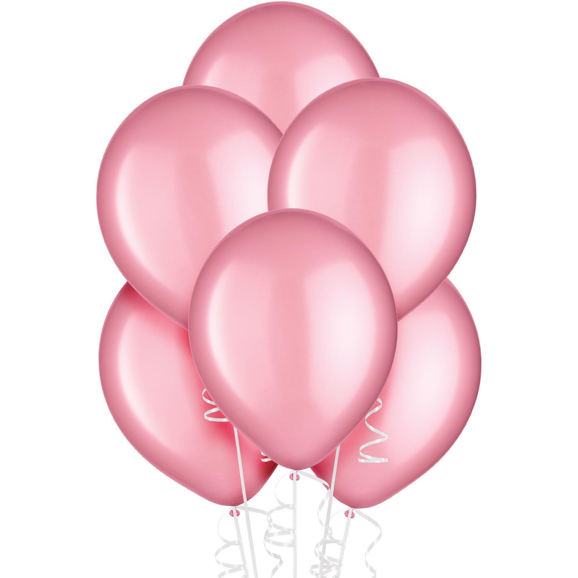 Pink Pearl Latex Balloons, Assorted Options