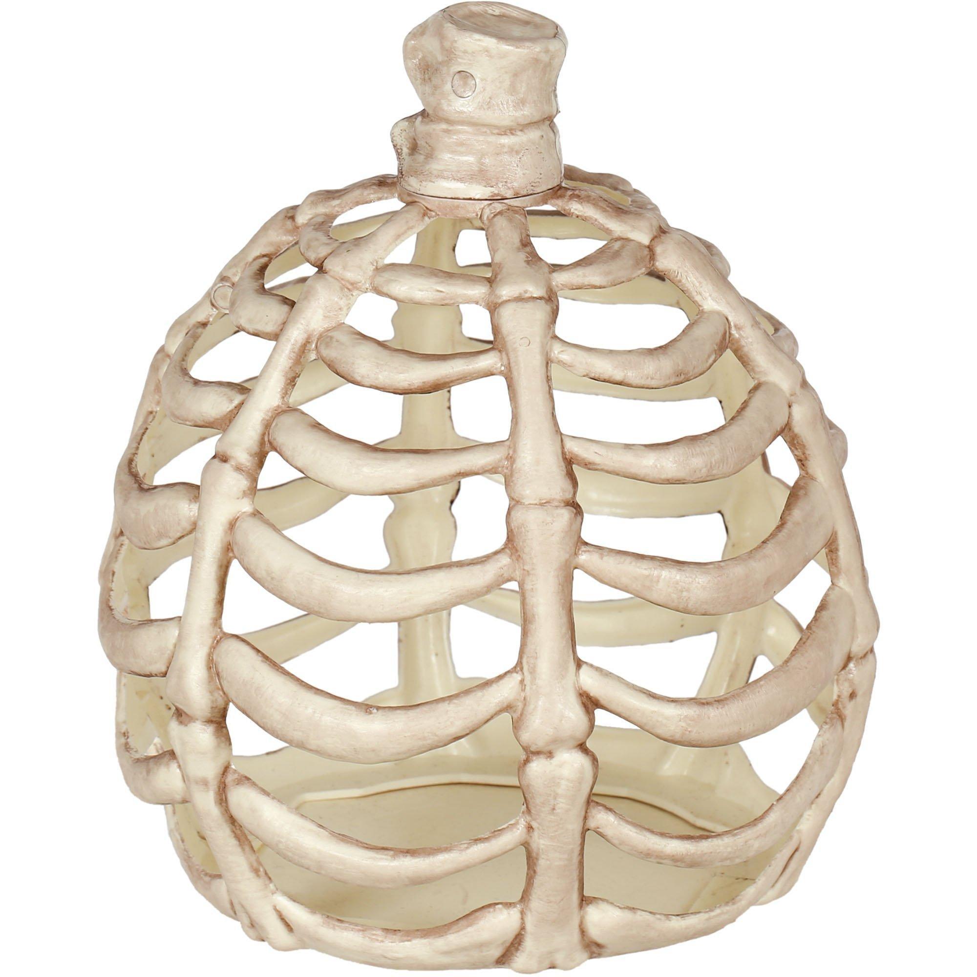 Bone Plastic Pumpkin, Sizes 6in and 11in