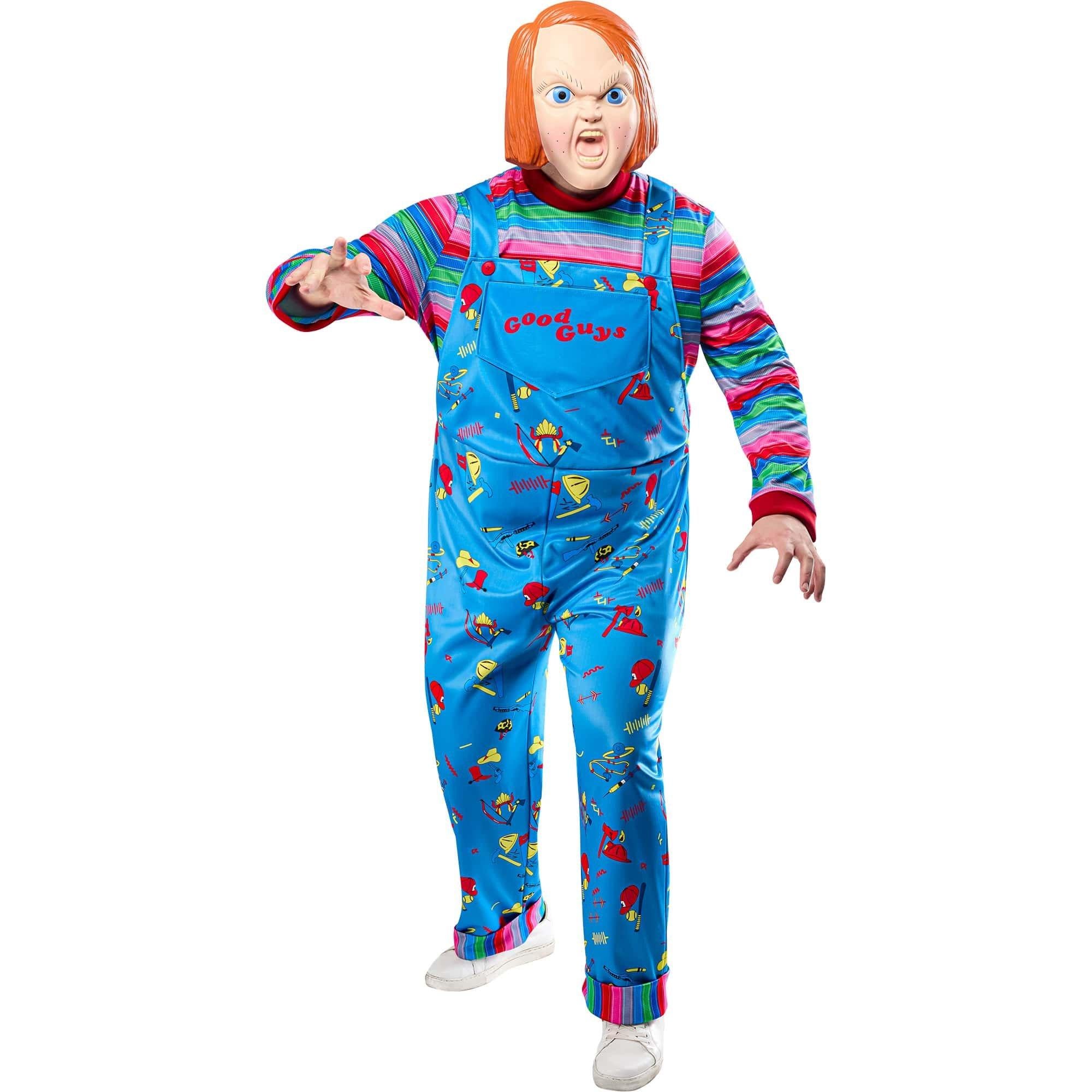 Men's Big and Tall Child's Play 2 Chucky Costume with Mask