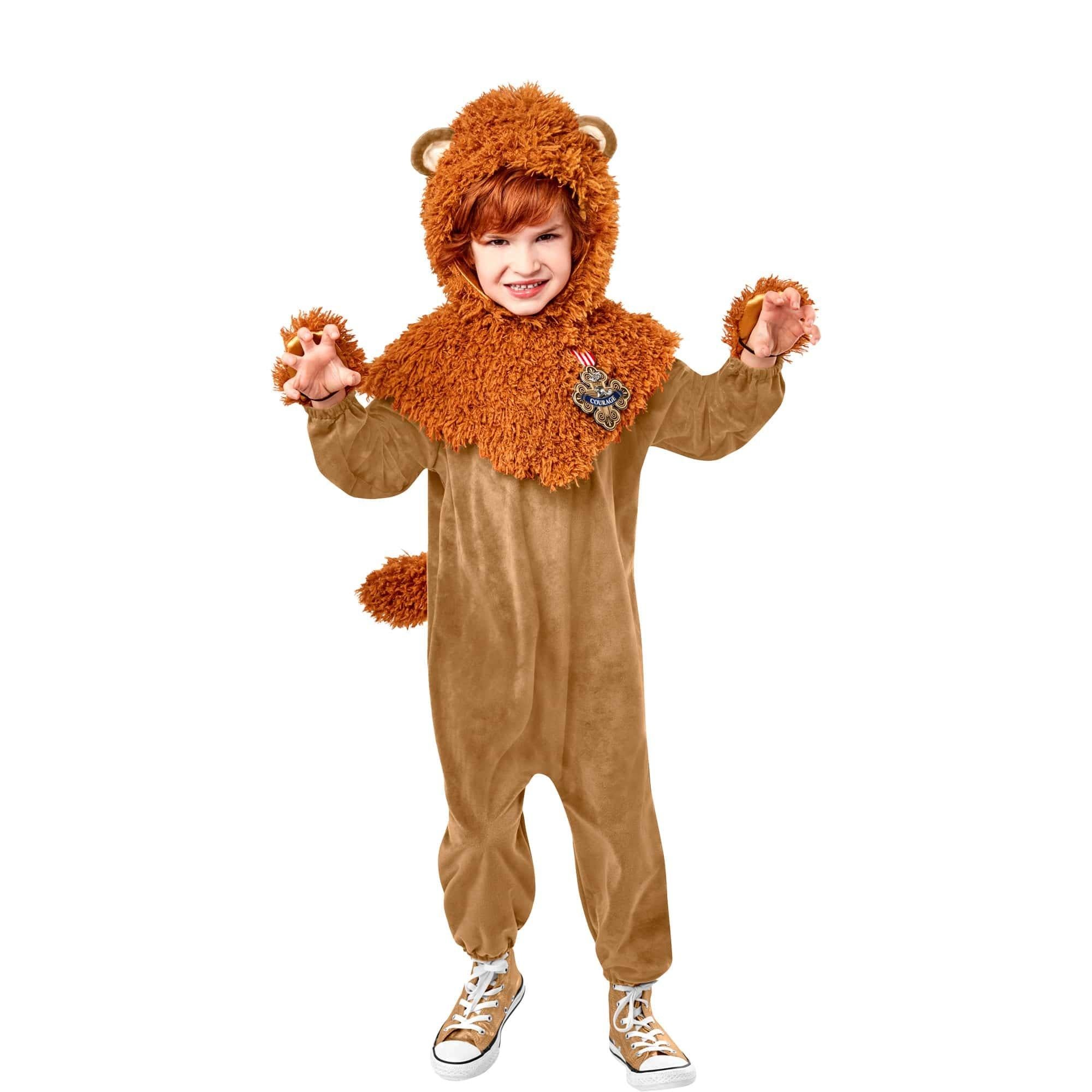 Boys' Wizard Of Oz Cowardly Lion Costume - Deluxe