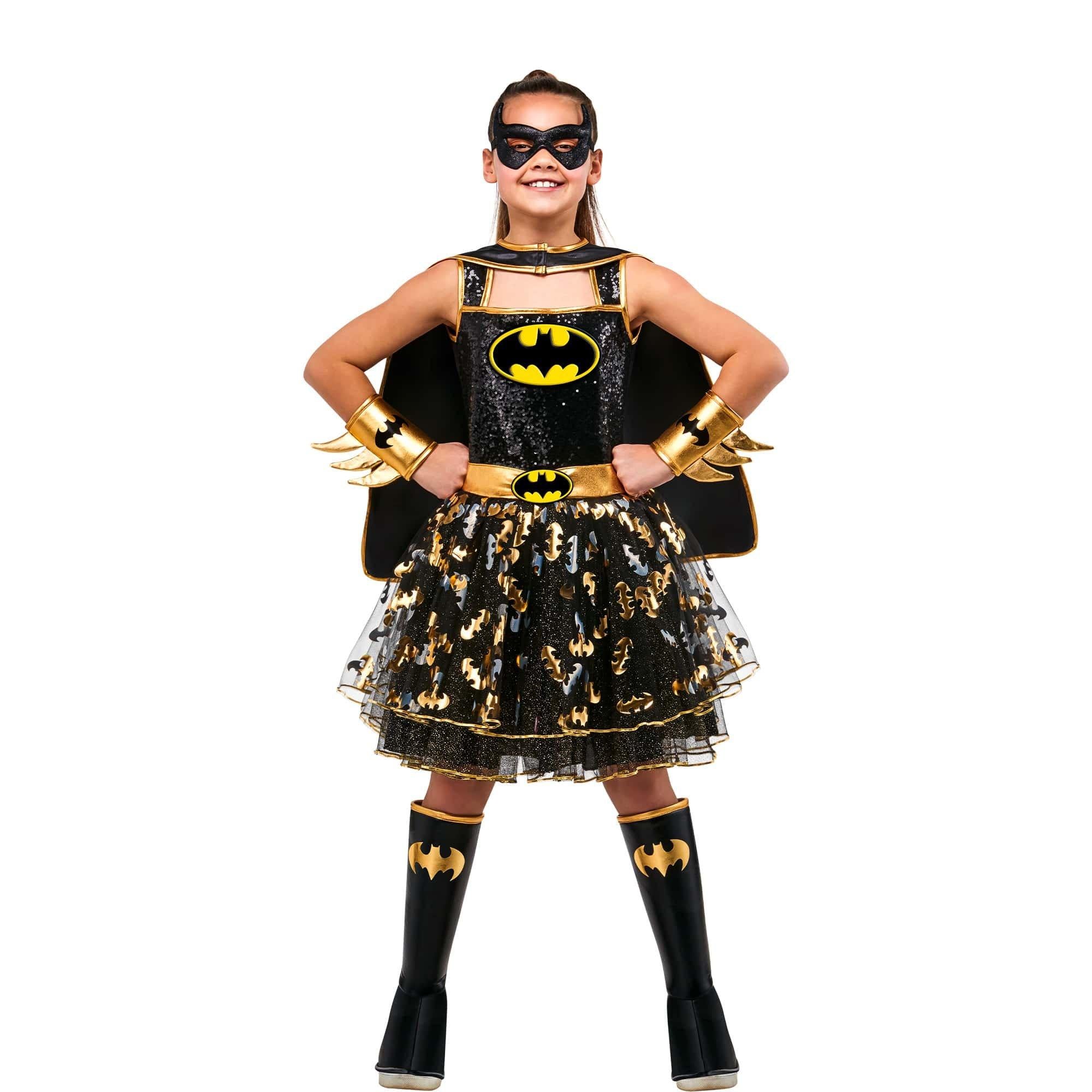 Girls' Sequin DC Comics Batgirl Costume - Deluxe