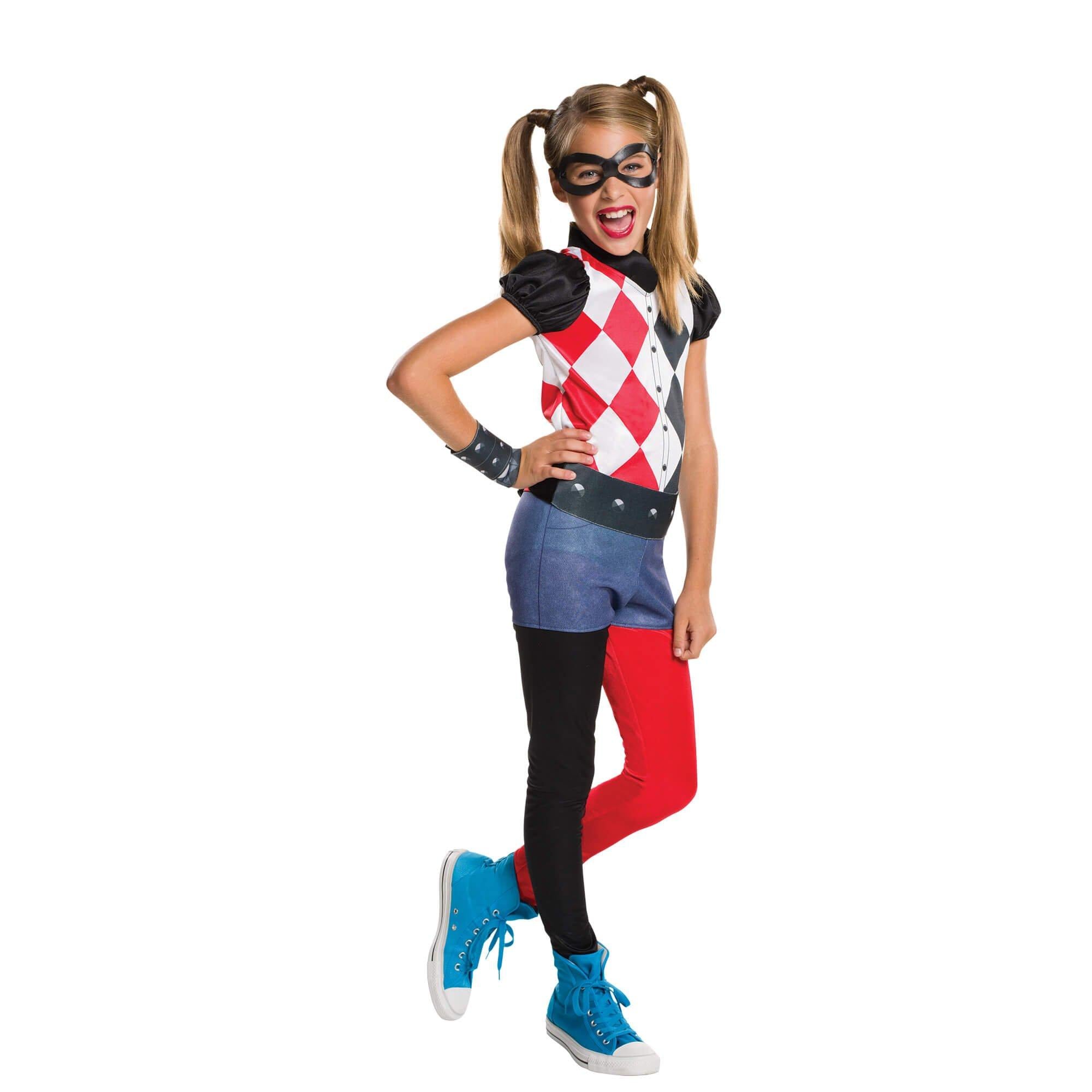 Girls' DC Superhero Girls Harley Quinn Costume