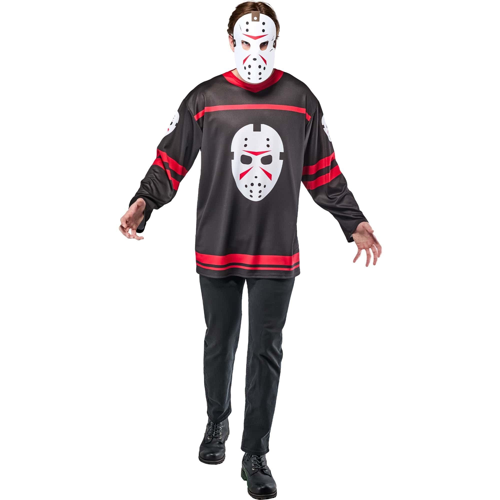 Men's Friday the 13th Jason Voorhees Costume Top with Mask