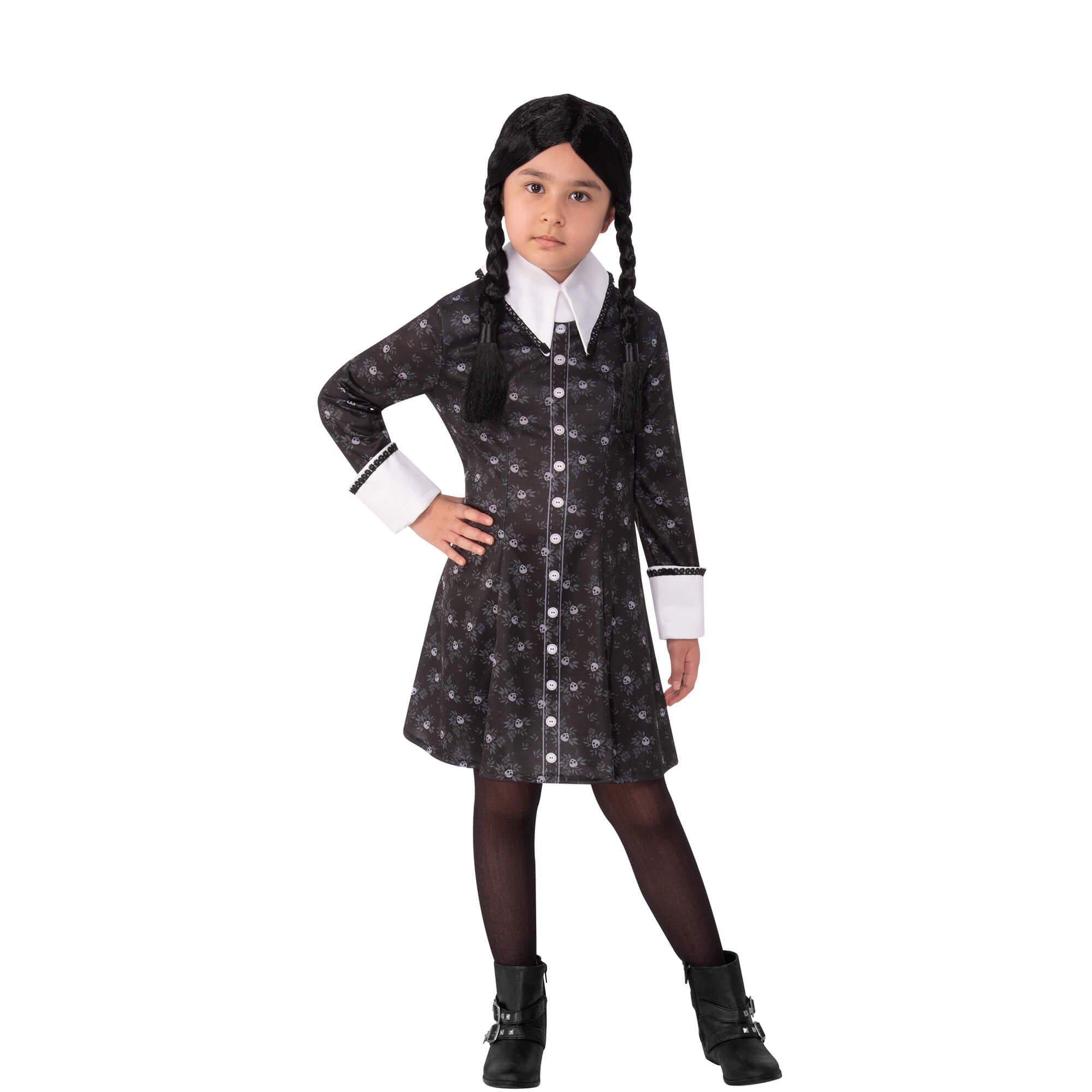 Kids Addams Family Wednesday Costume
