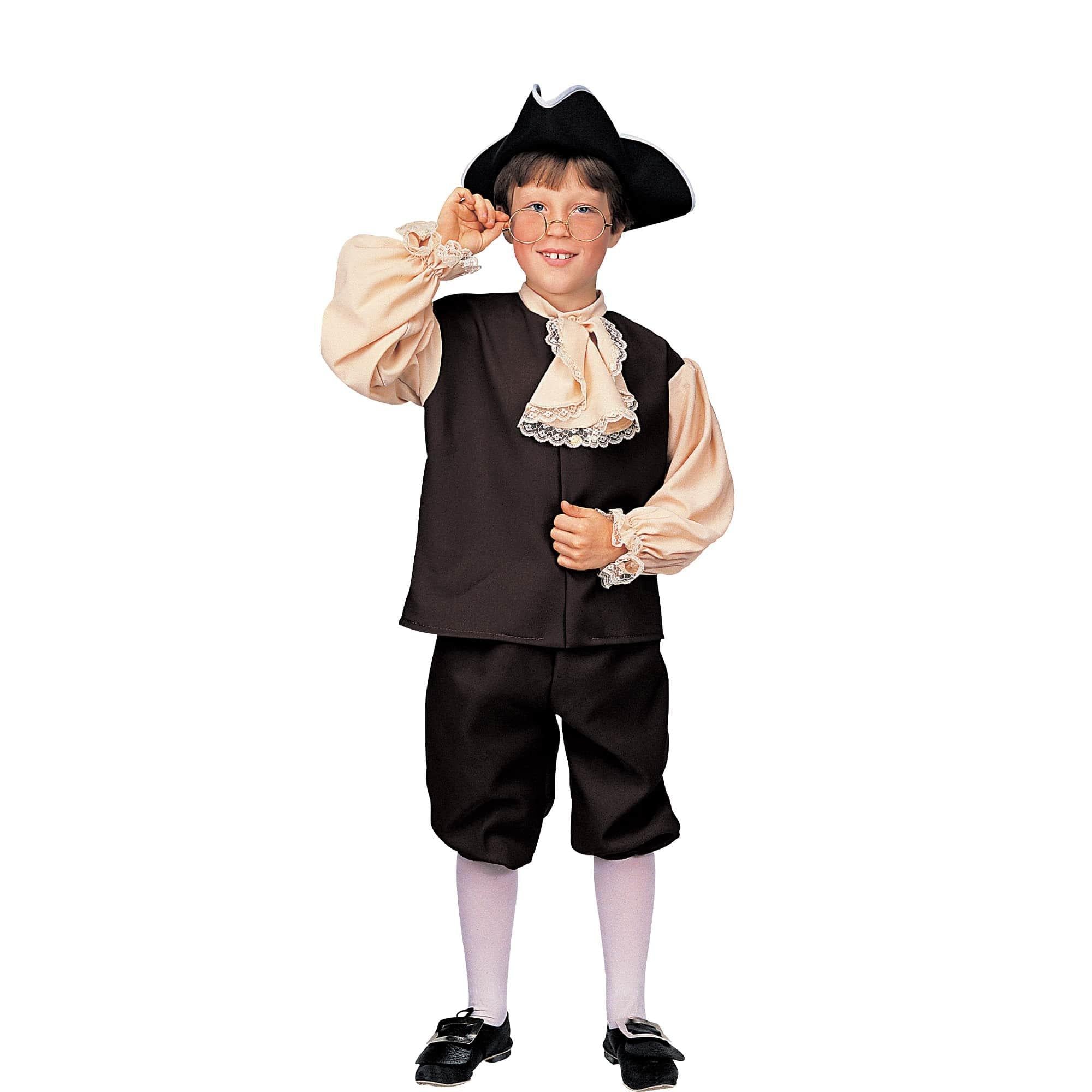 Boys' Brown Colonial Costume