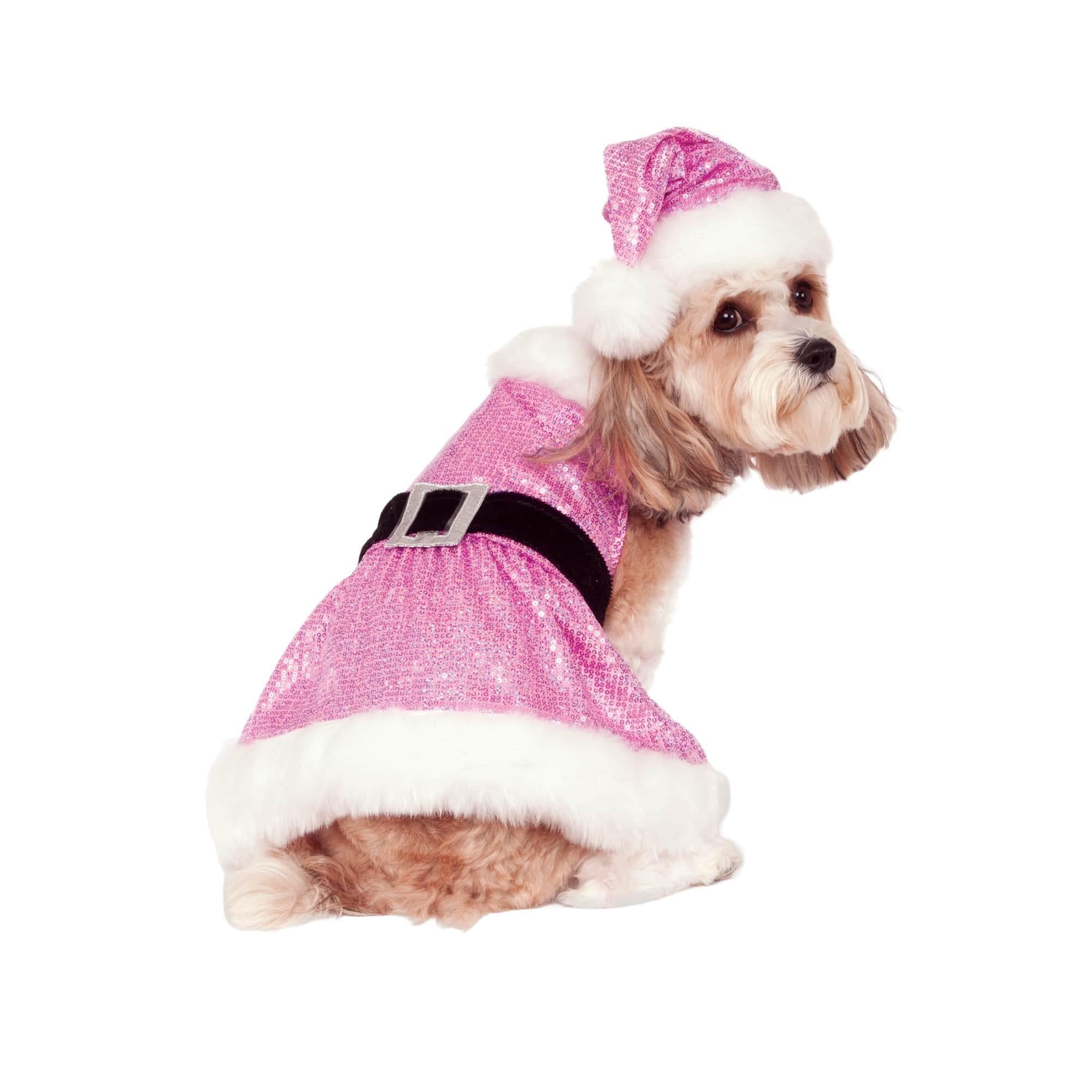 Pet Mrs. Claus Sequin Costume