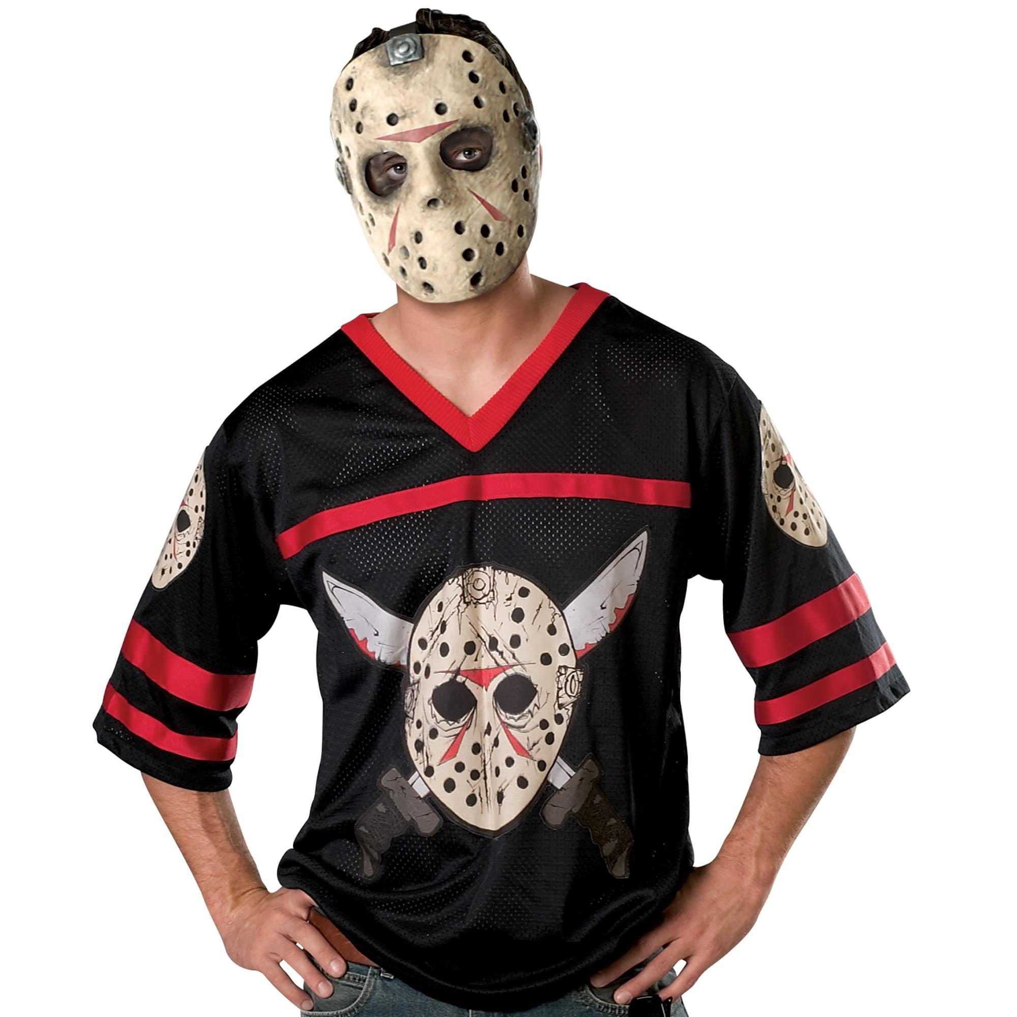 Adult Friday the 13th Jason Vorhees Hockey Jersey and Mask