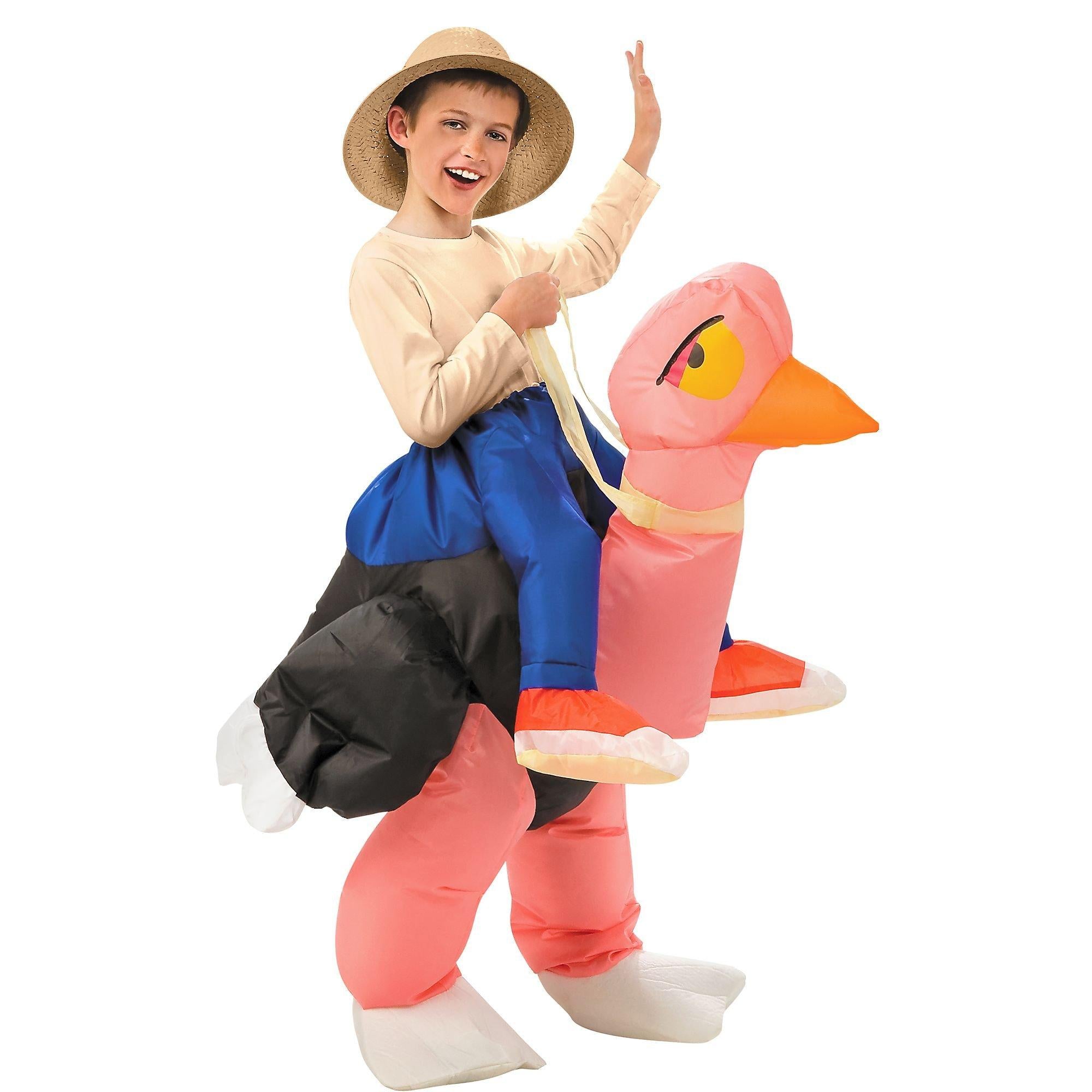 Kids' Inflatable Illusion Ostrich Ride On Costume