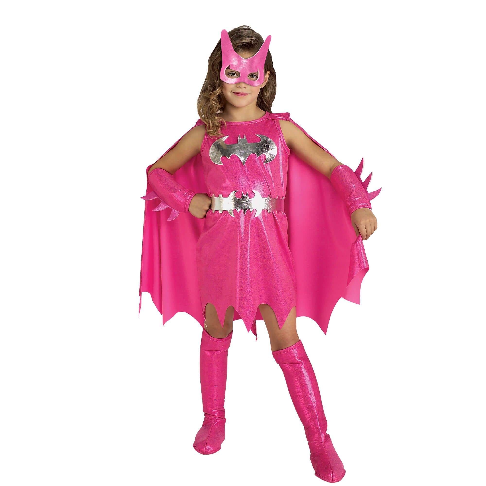 Girls' Pink DC Comics Batgirl Costume