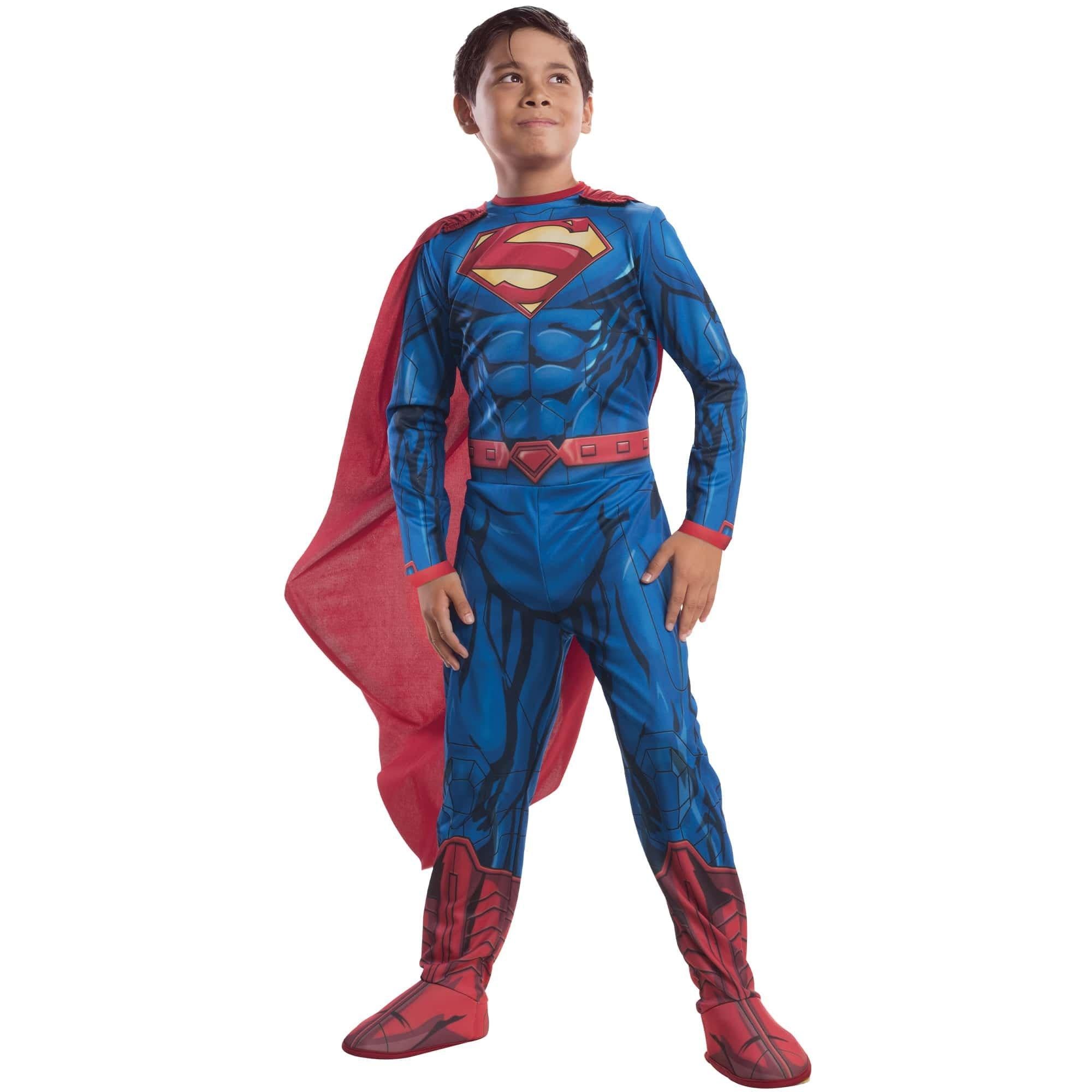 Kids' Superman Costume with Cape and Belt