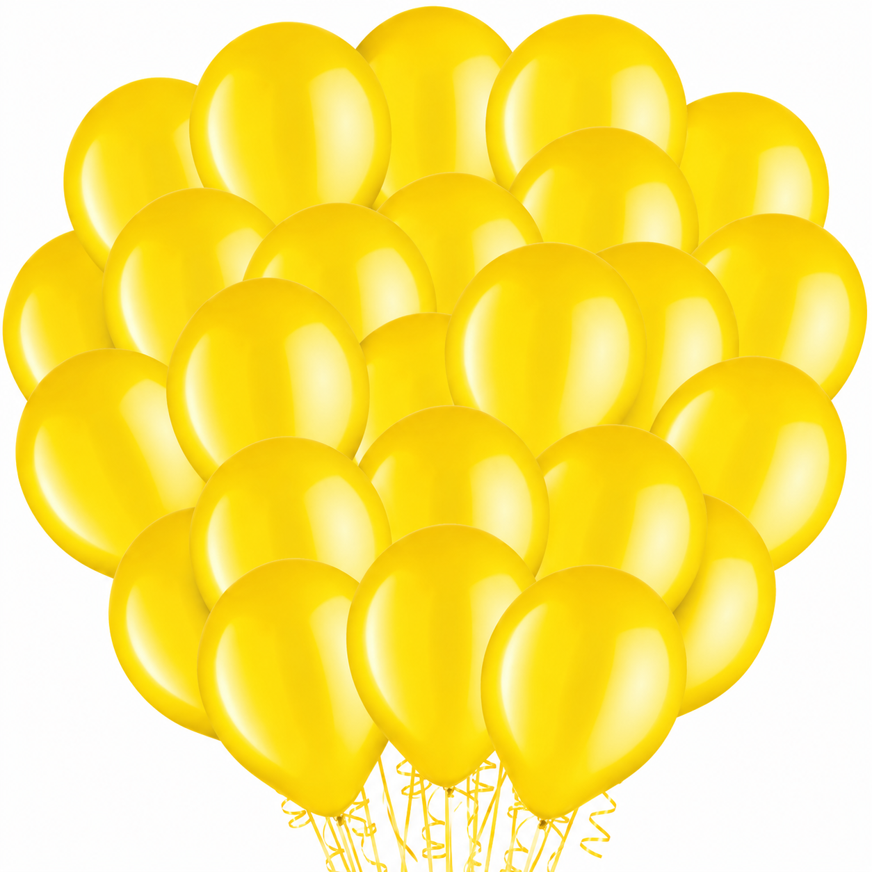 Yellow Latex Balloons, 11in, 100ct